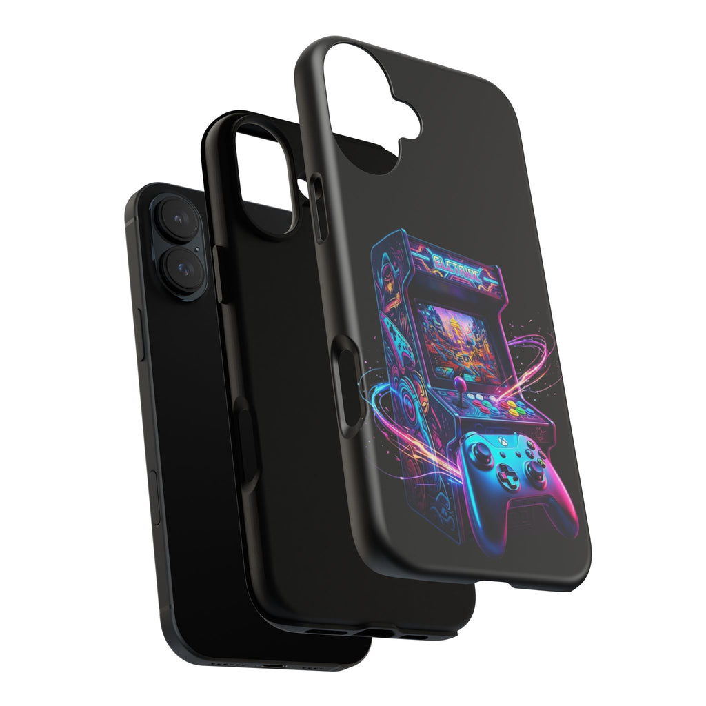 Retro Arcade Phone Case — Neon Gaming Controller Design