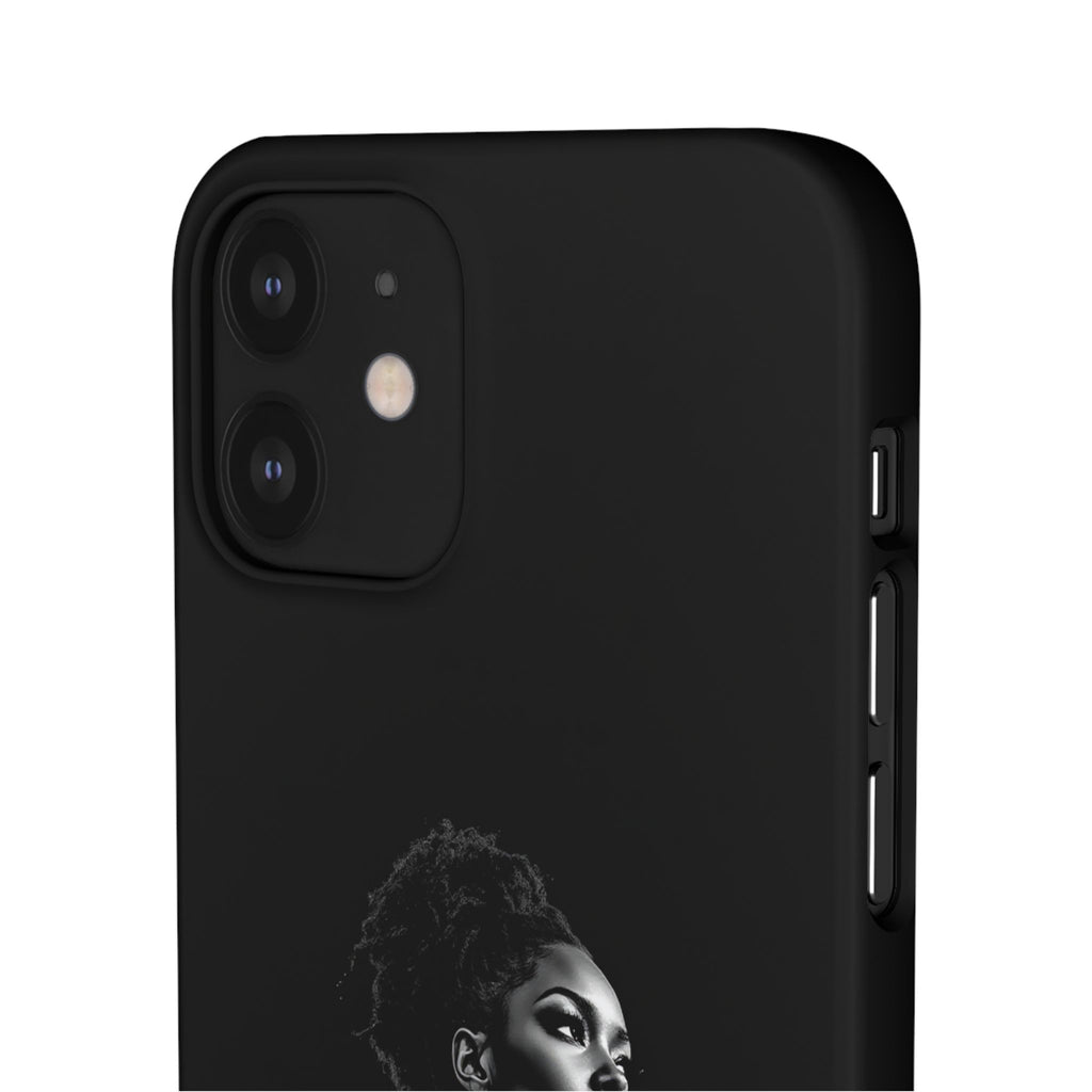 Phone Case — "Long Haul Loyalty" Black Portrait Snap Case