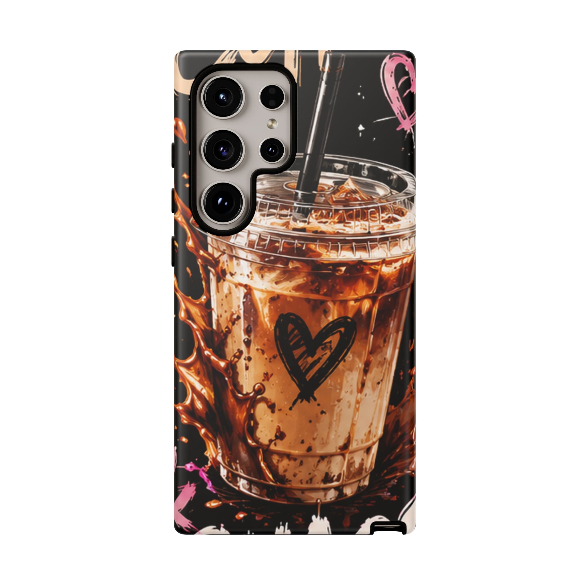 Iced Coffee Phone Case – 'Iced Coffee latte: Stylish Protective Case