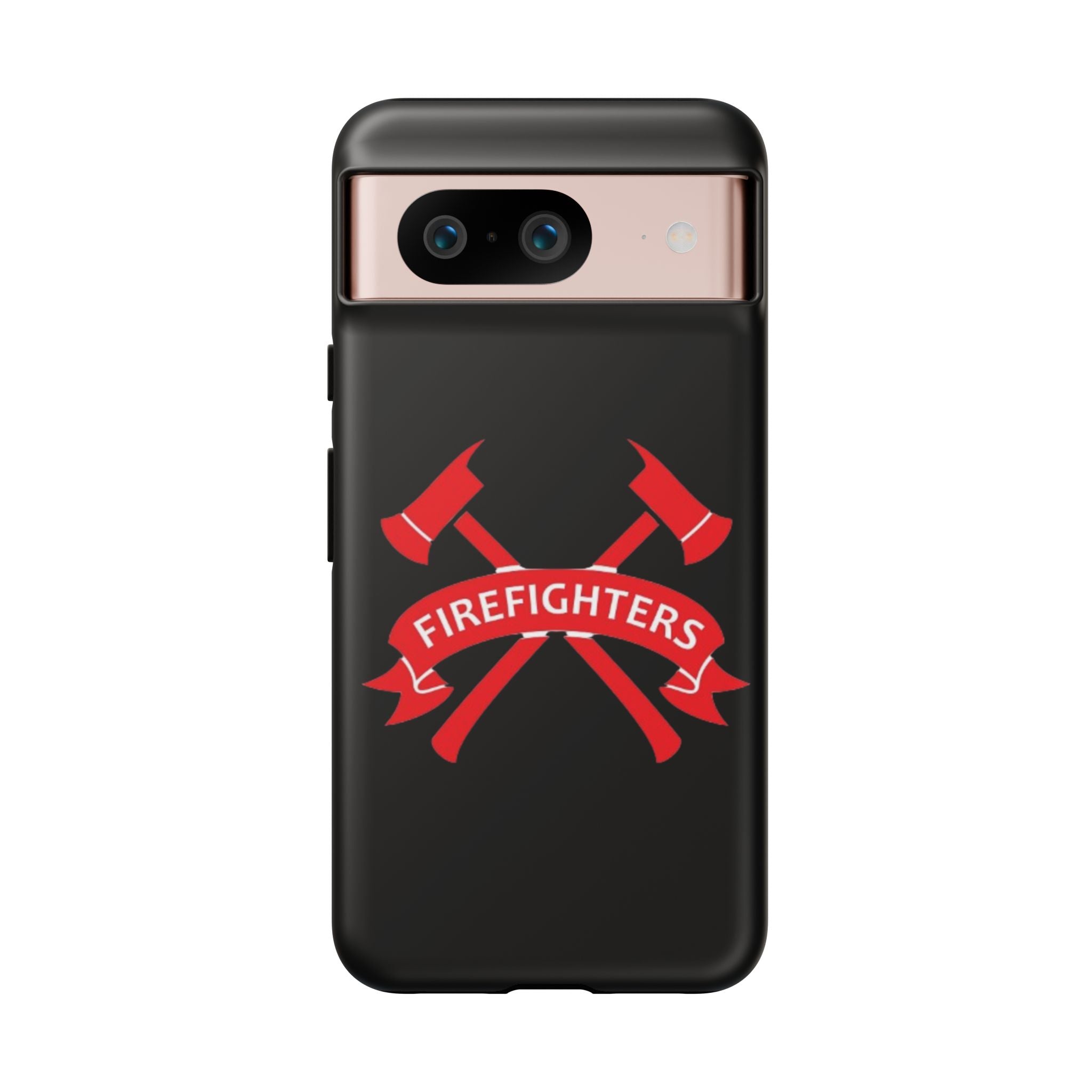 Firefighters Tough Phone Case — Red Crossed Axes Design