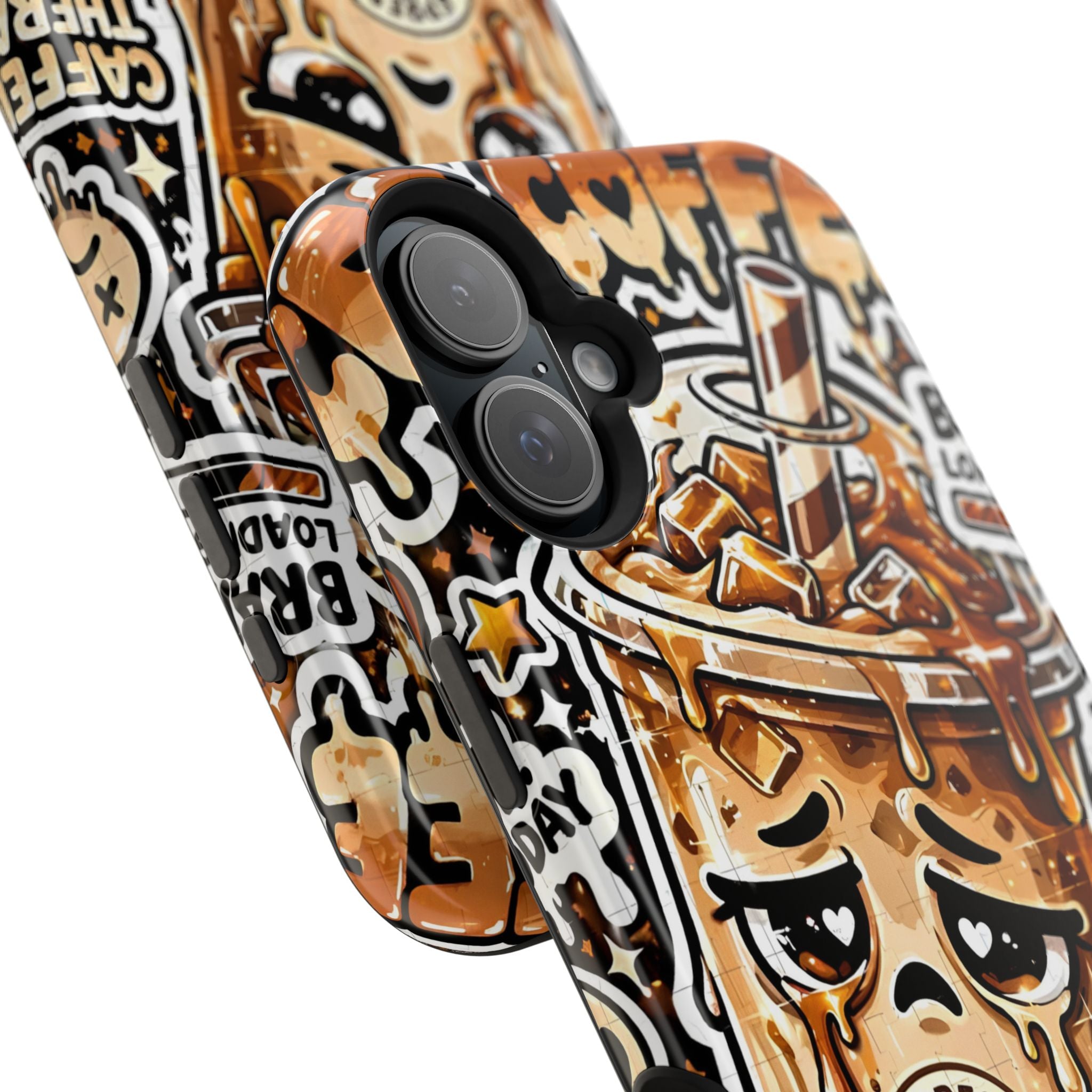 Iced Coffee Phone Case — “Sippin' & Survivin'” Magnetic Impact-Resistant Case