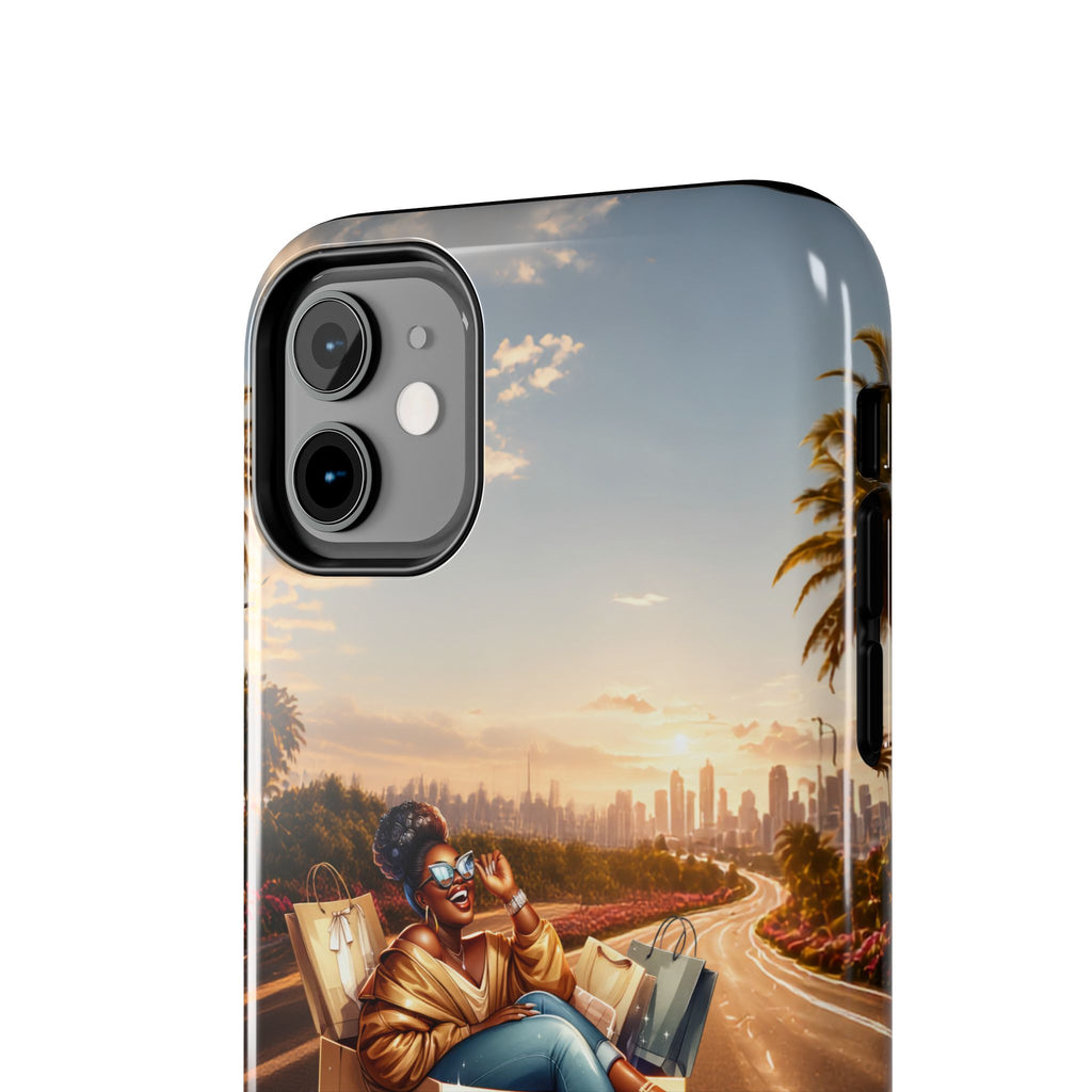 Sunset Roadtrip Tough Phone Case — Relaxed Traveler Design