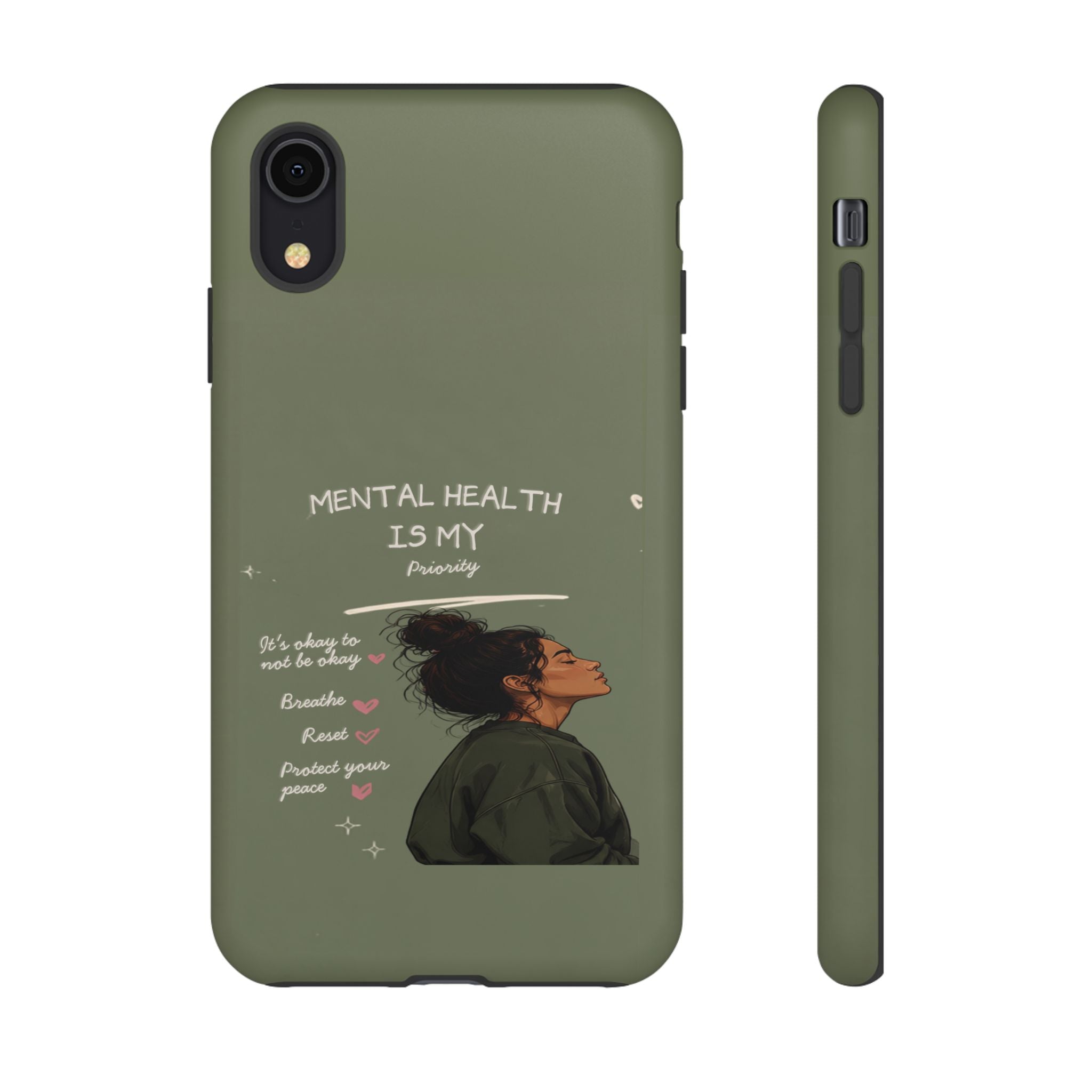 Mental Health Is My Priority Phone Case — Inspirational Protective iPhone Cover
