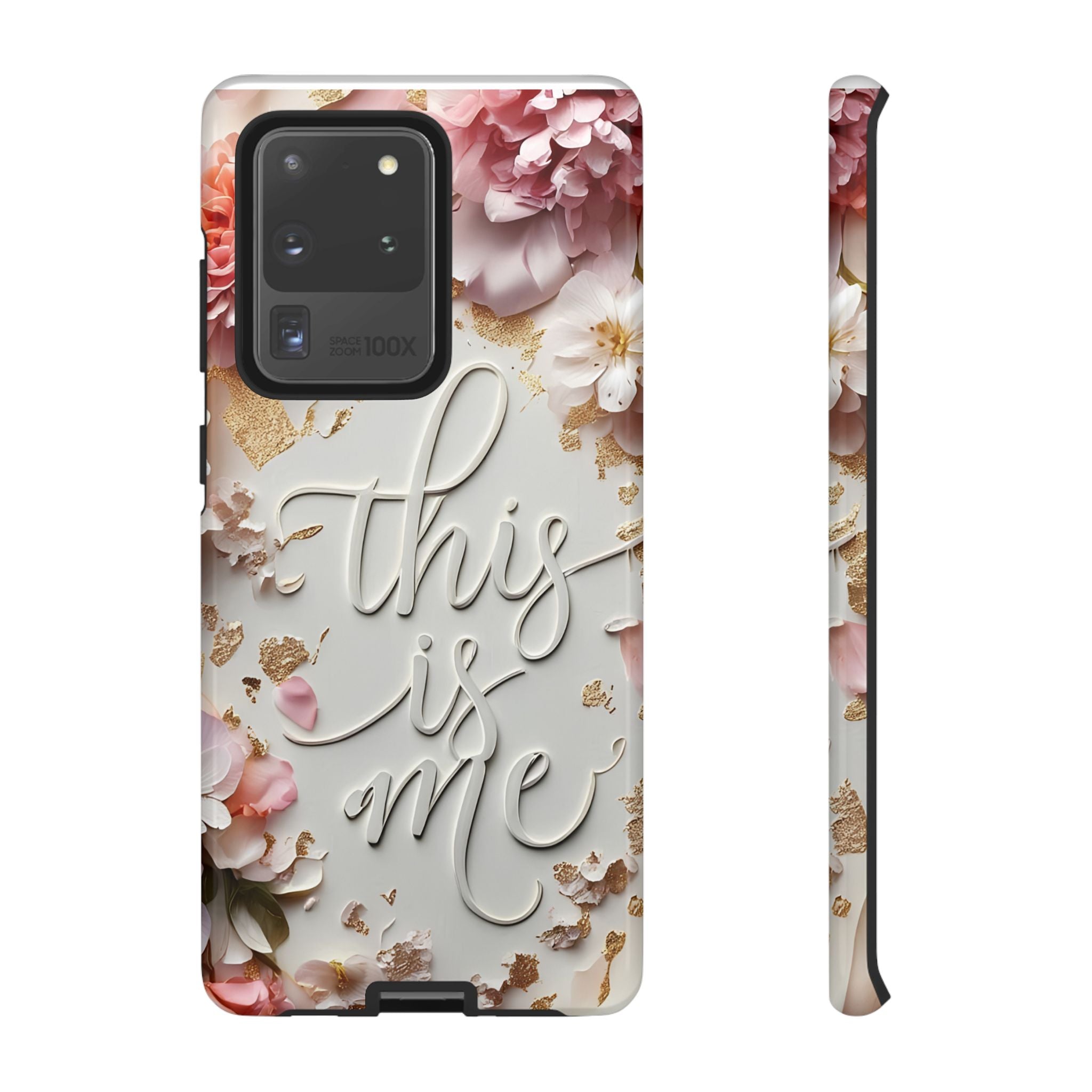 Phone Case — "This Is Me" Floral Tough Case