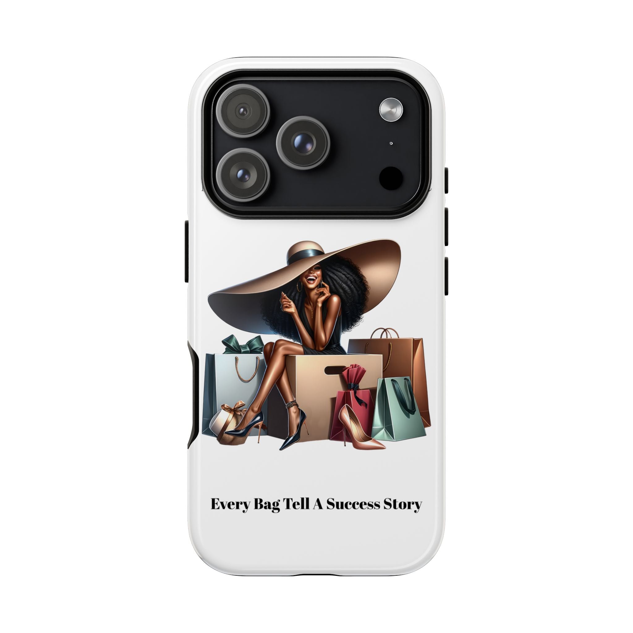 Phone Case - "Manifest It. Earn It. Wear It." Chic Shopper Design