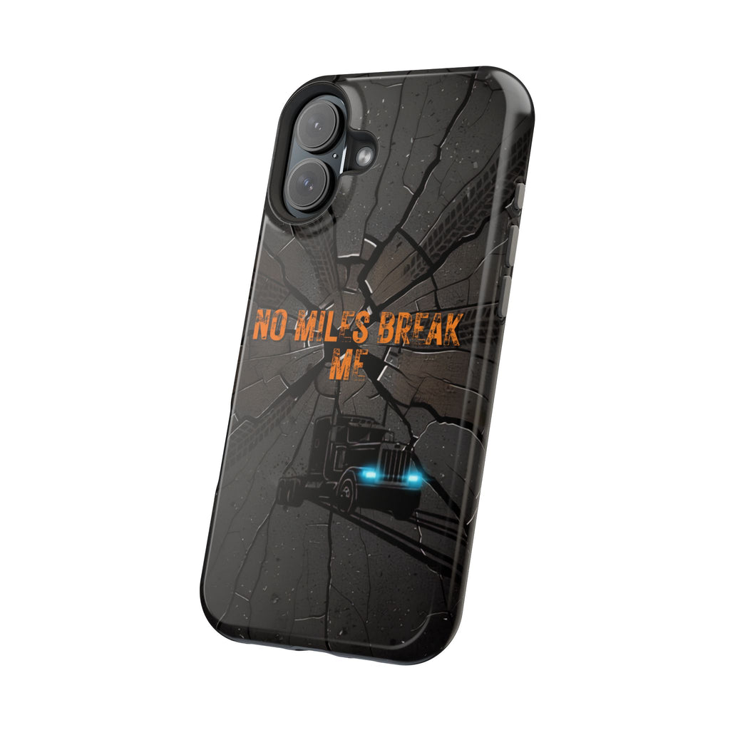 Phone Case — Fiery Semi Truck Magnetic Impact-Resistant Case