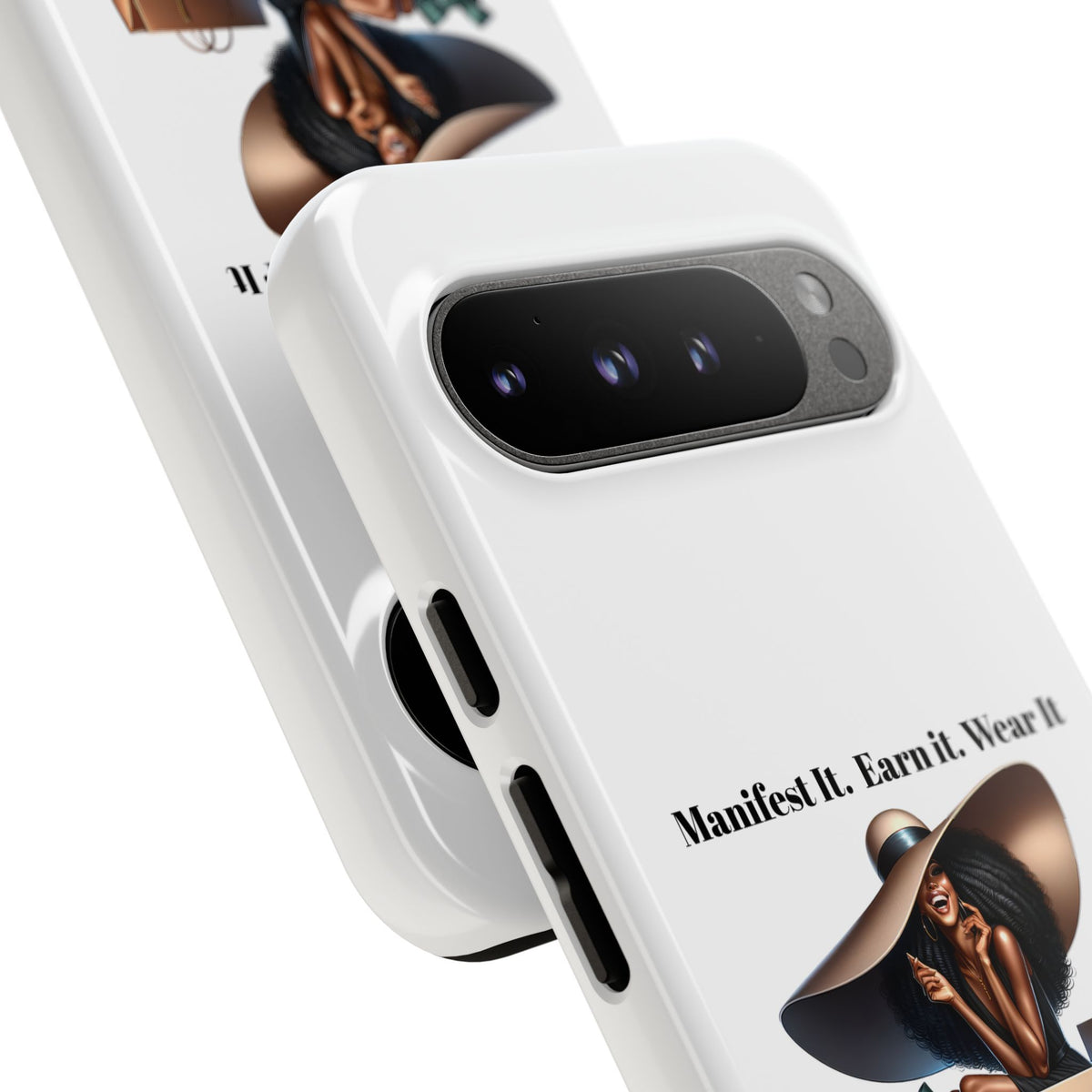 Phone Case - "Manifest It. Earn It. Wear It." Chic Shopper Design