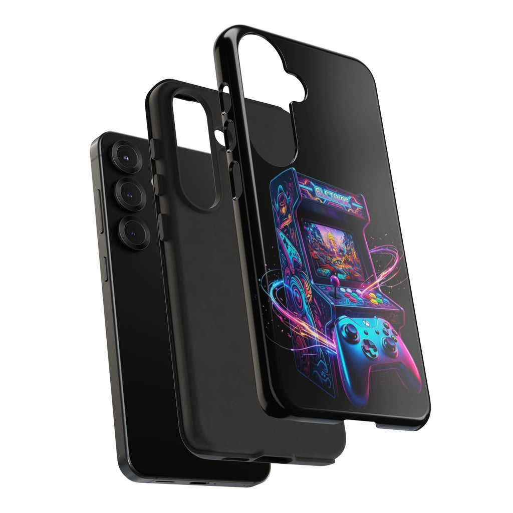 Retro Arcade Phone Case — Neon Gaming Controller Design