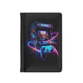 Gamer Arcade Passport Cover — Neon Retro Arcade Console Design