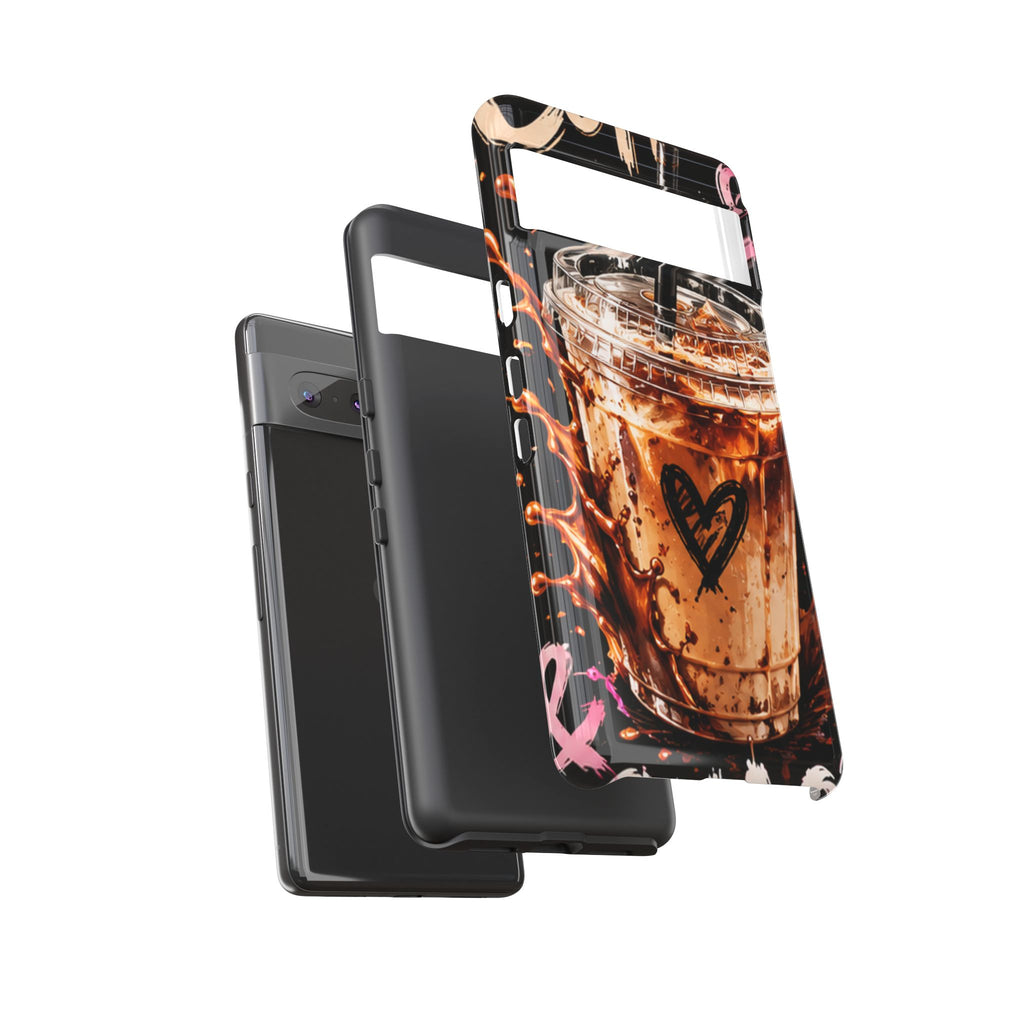 Iced Coffee Phone Case – 'Iced Coffee latte: Stylish Protective Case