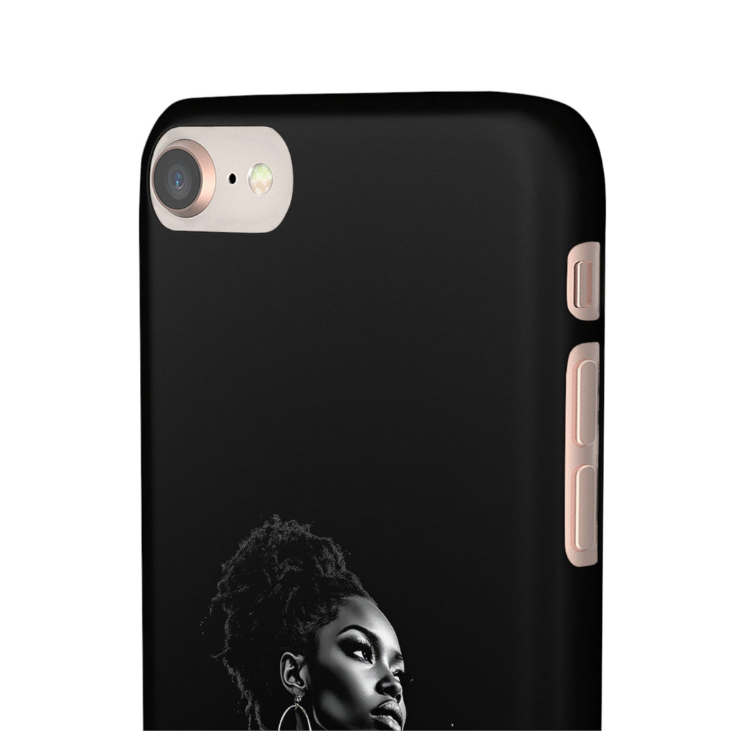 Phone Case — "Long Haul Loyalty" Black Portrait Snap Case