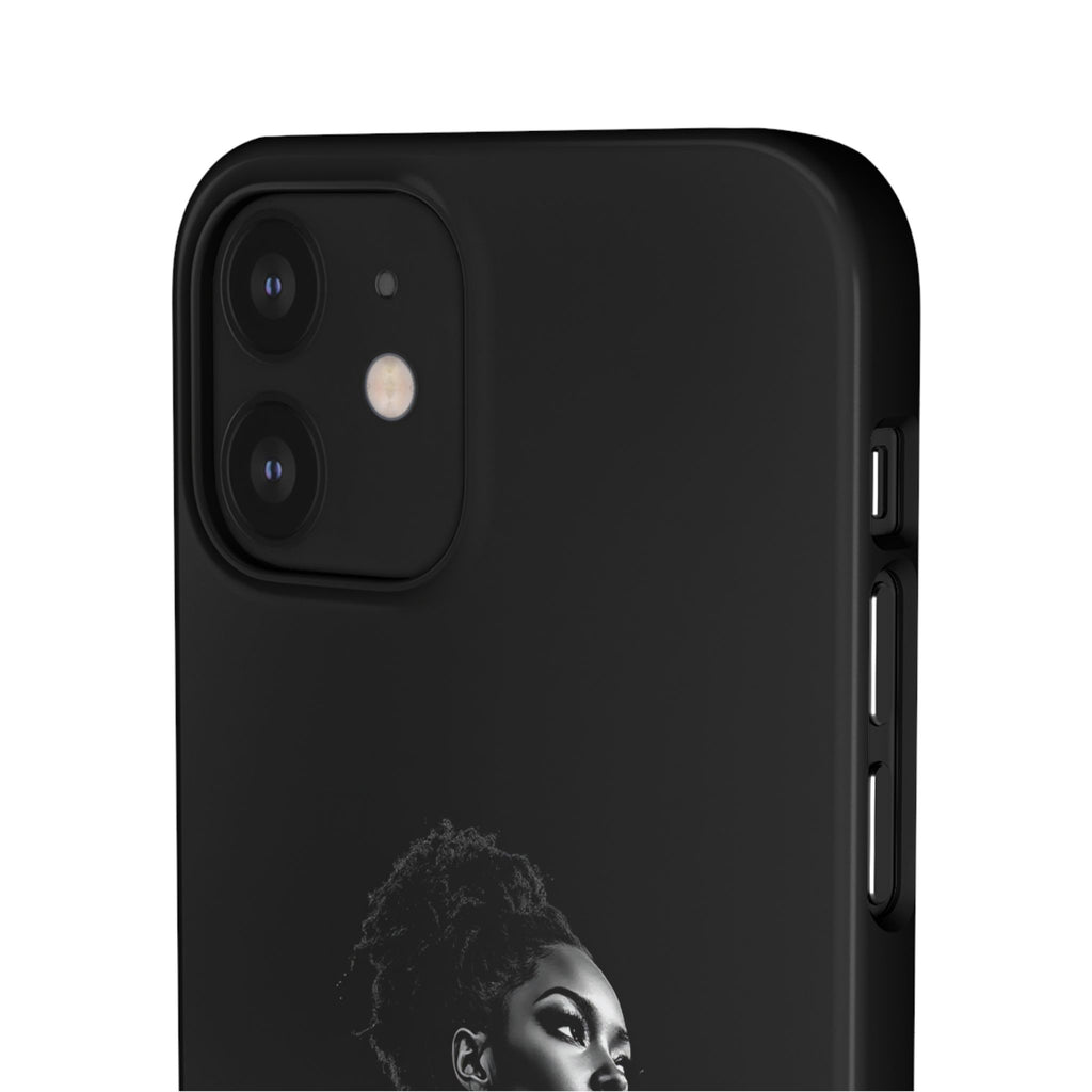 Phone Case — "Long Haul Loyalty" Black Portrait Snap Case