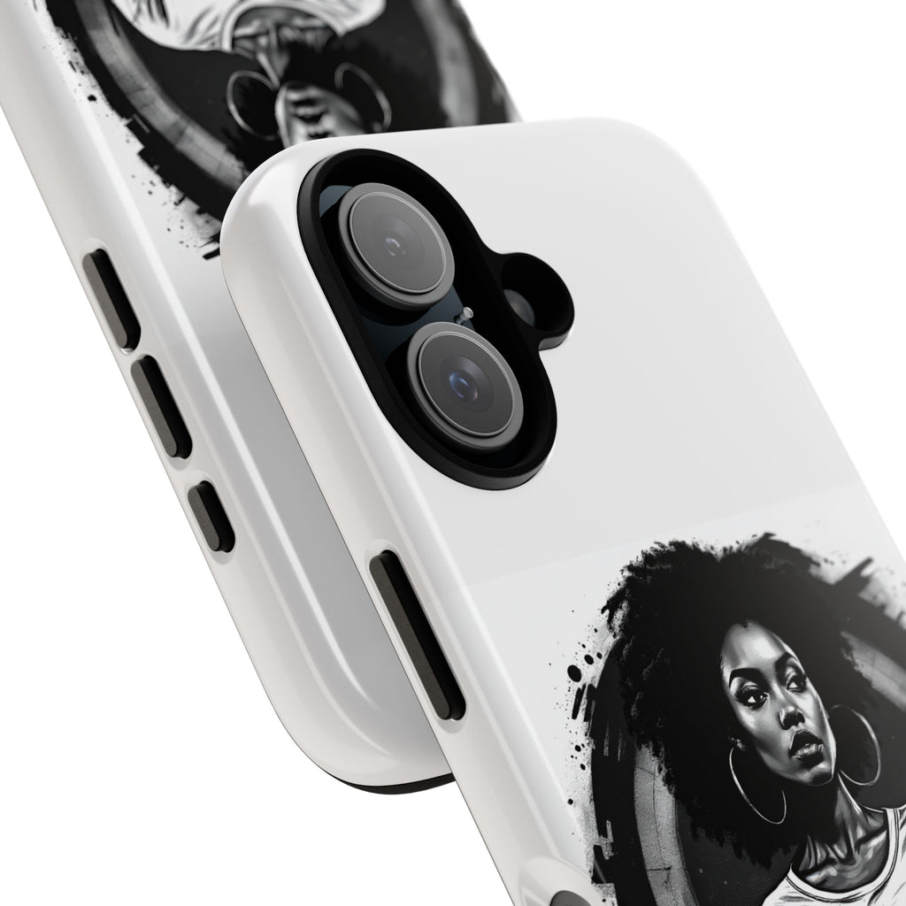 Phone Case — "Long Haul Loyalty" Black & White Portrait Protective Case