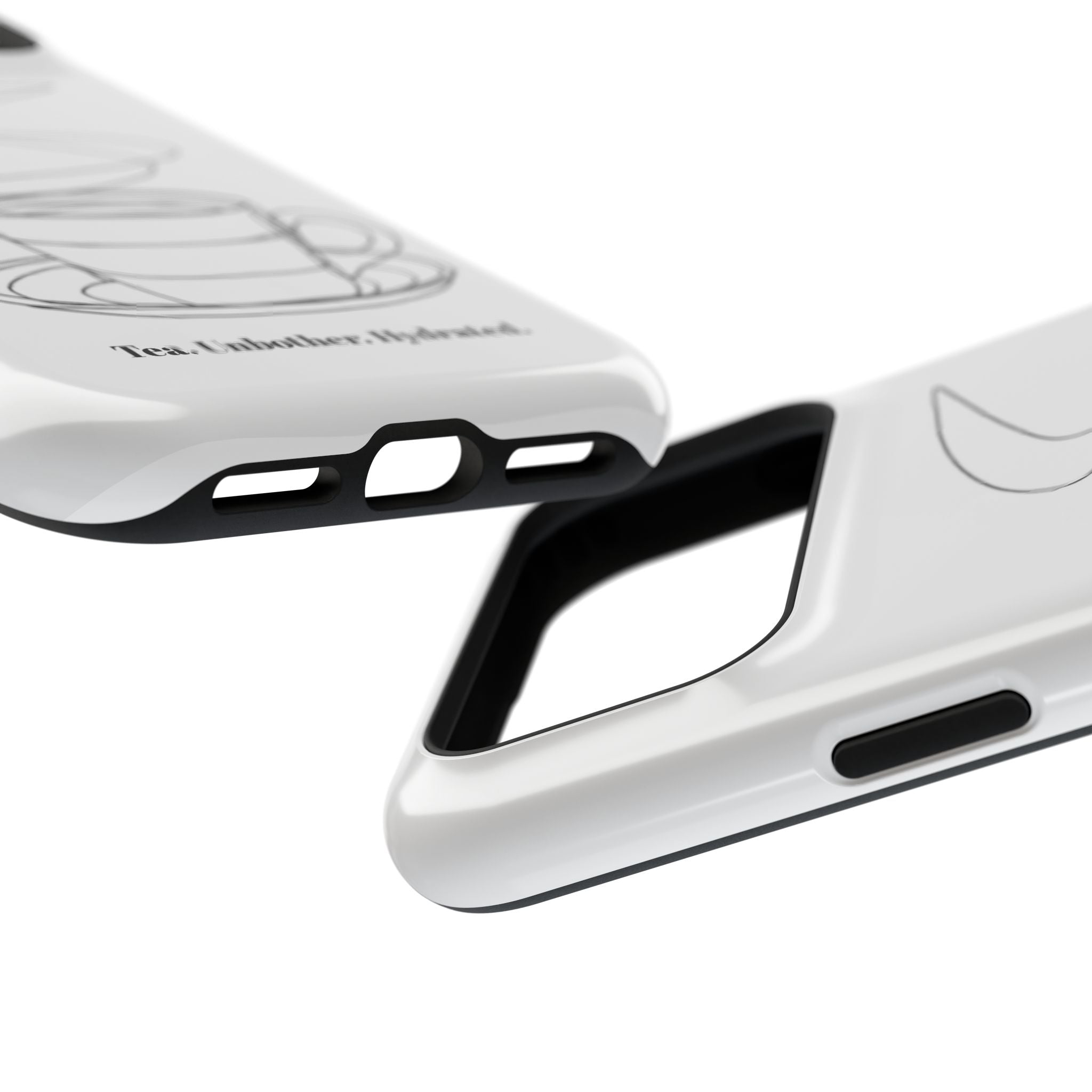 Tea Unbothered Hydrated Phone Case — Impact-Resistant