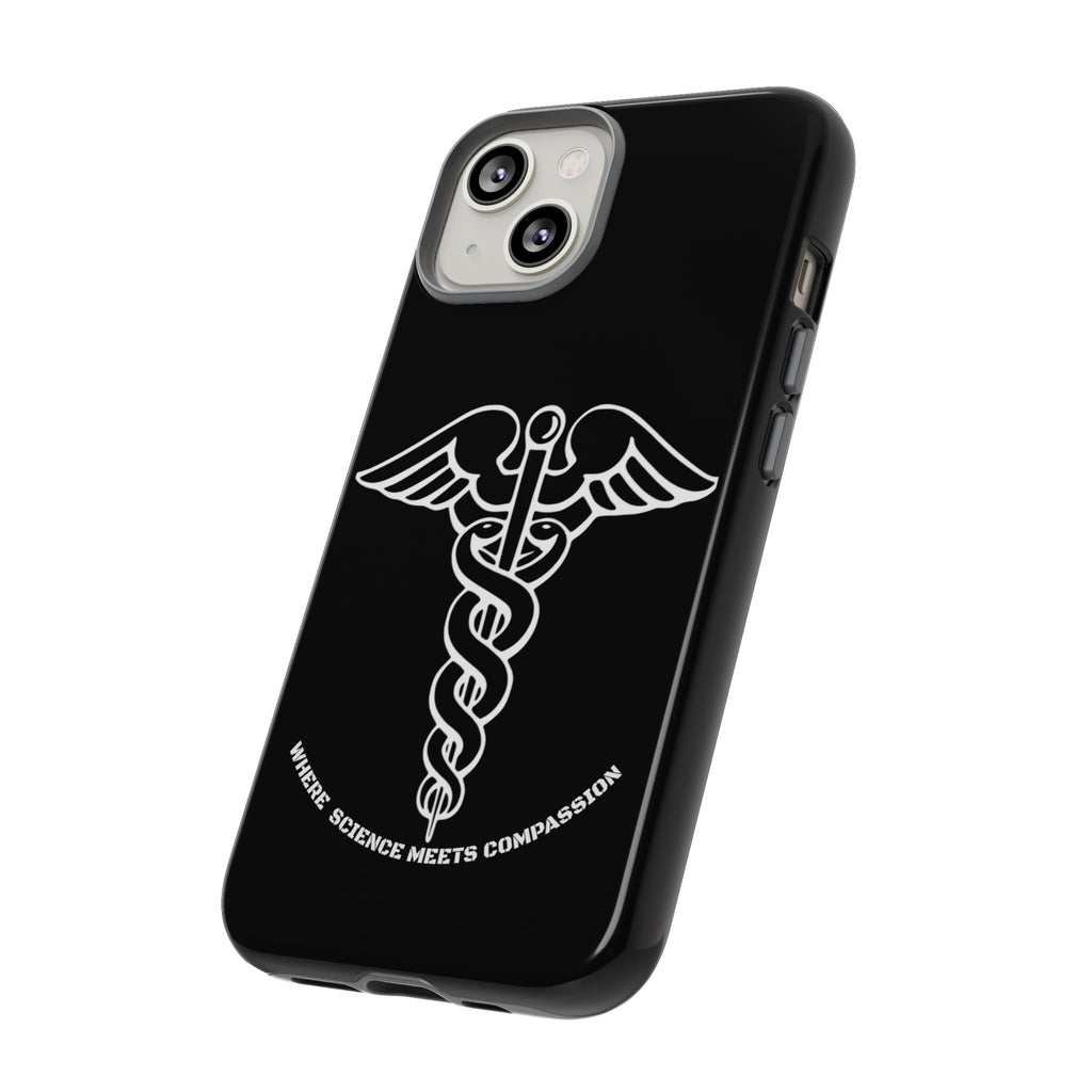 Medical Caduceus Phone Case — "Where Science Meets Compassion" Protective iPhone Cover