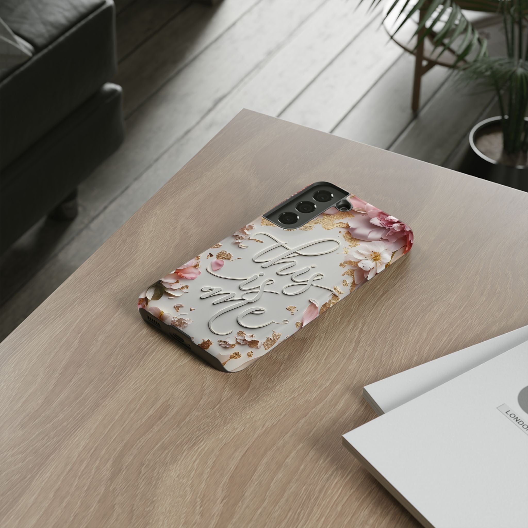 Phone Case — "This Is Me" Floral Tough Case