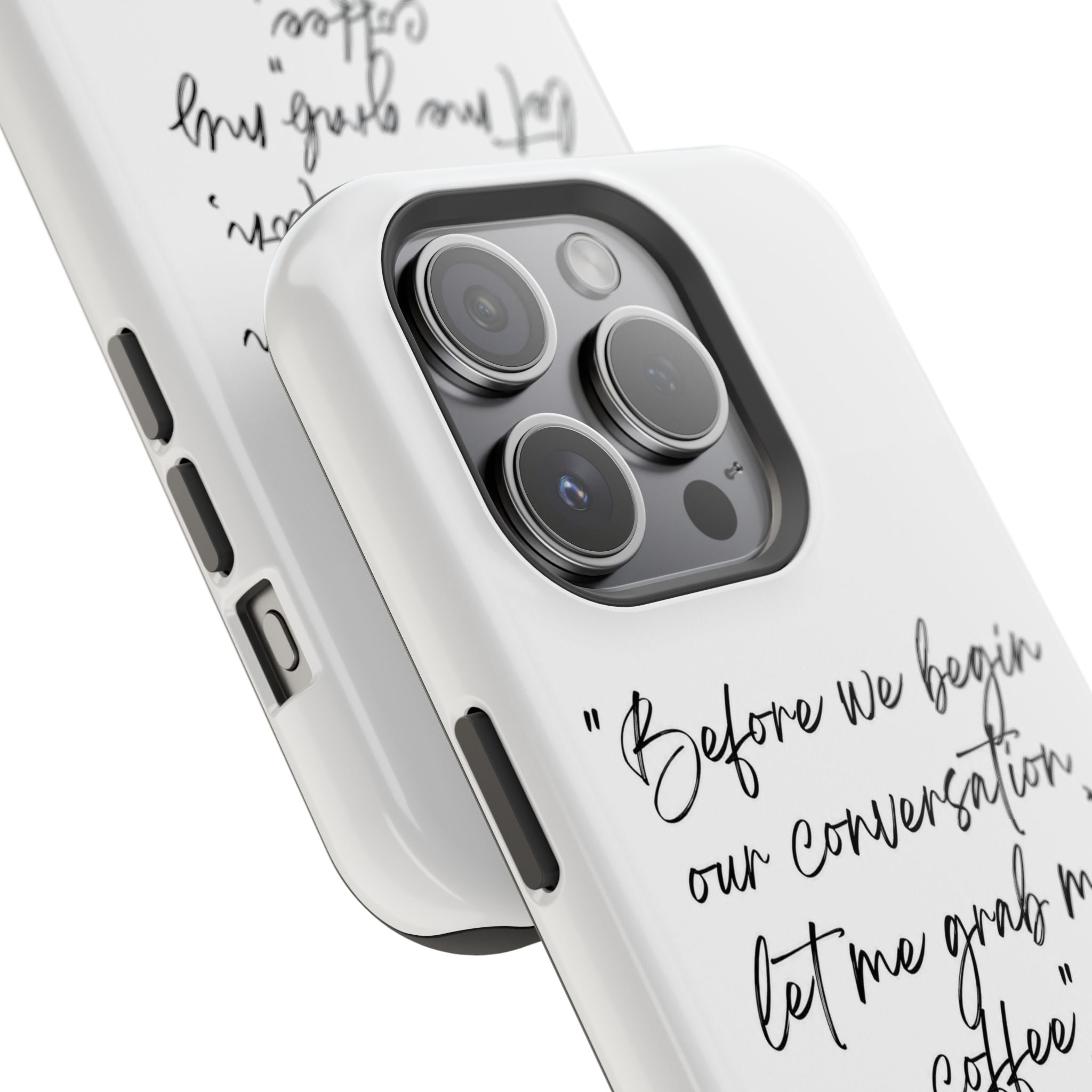 Coffee Quote Magnetic Impact-Resistant Phone Case