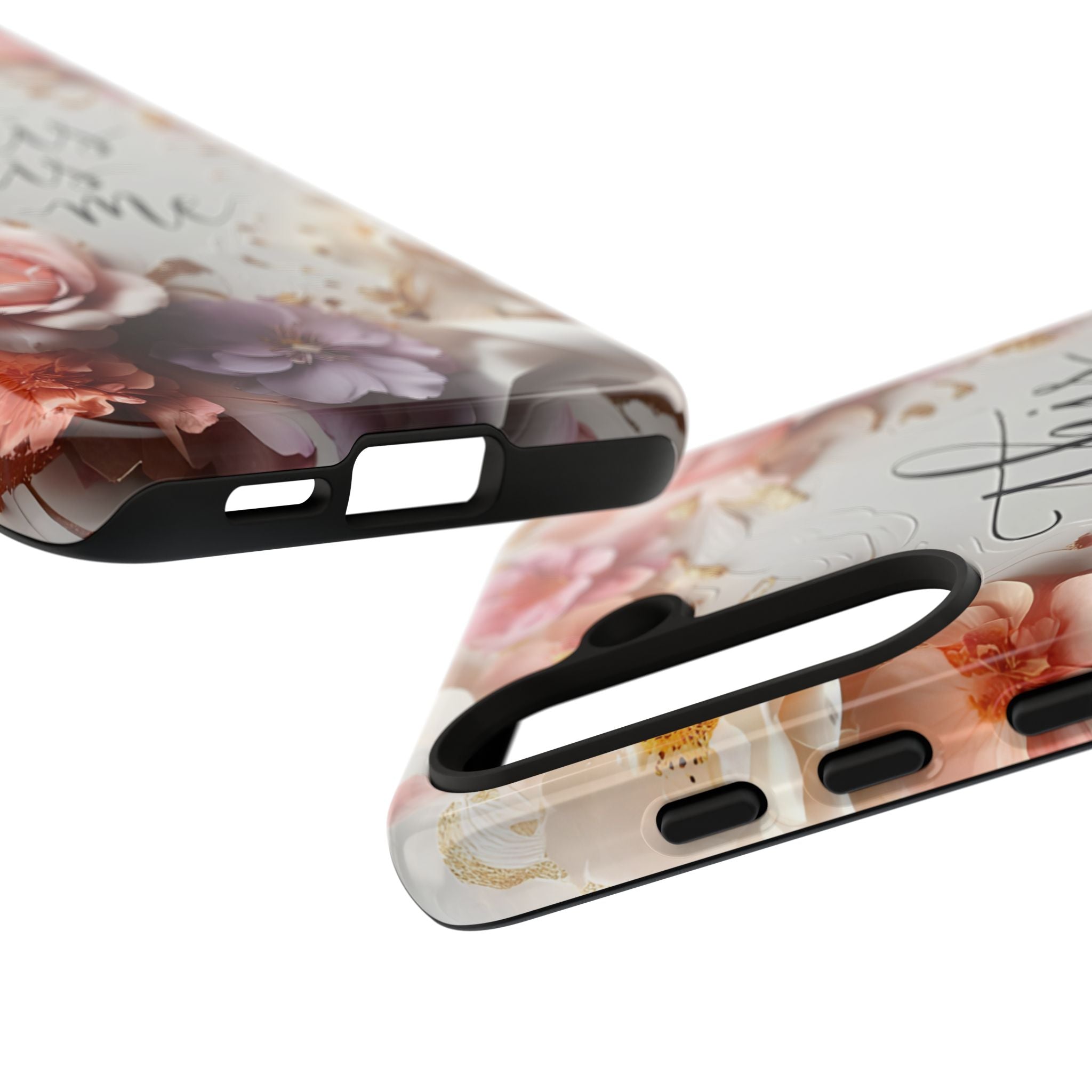 Floral "This Is Me" Tough Phone Case — Protective Floral iPhone Cover for Self-Expression, Gift for Her
