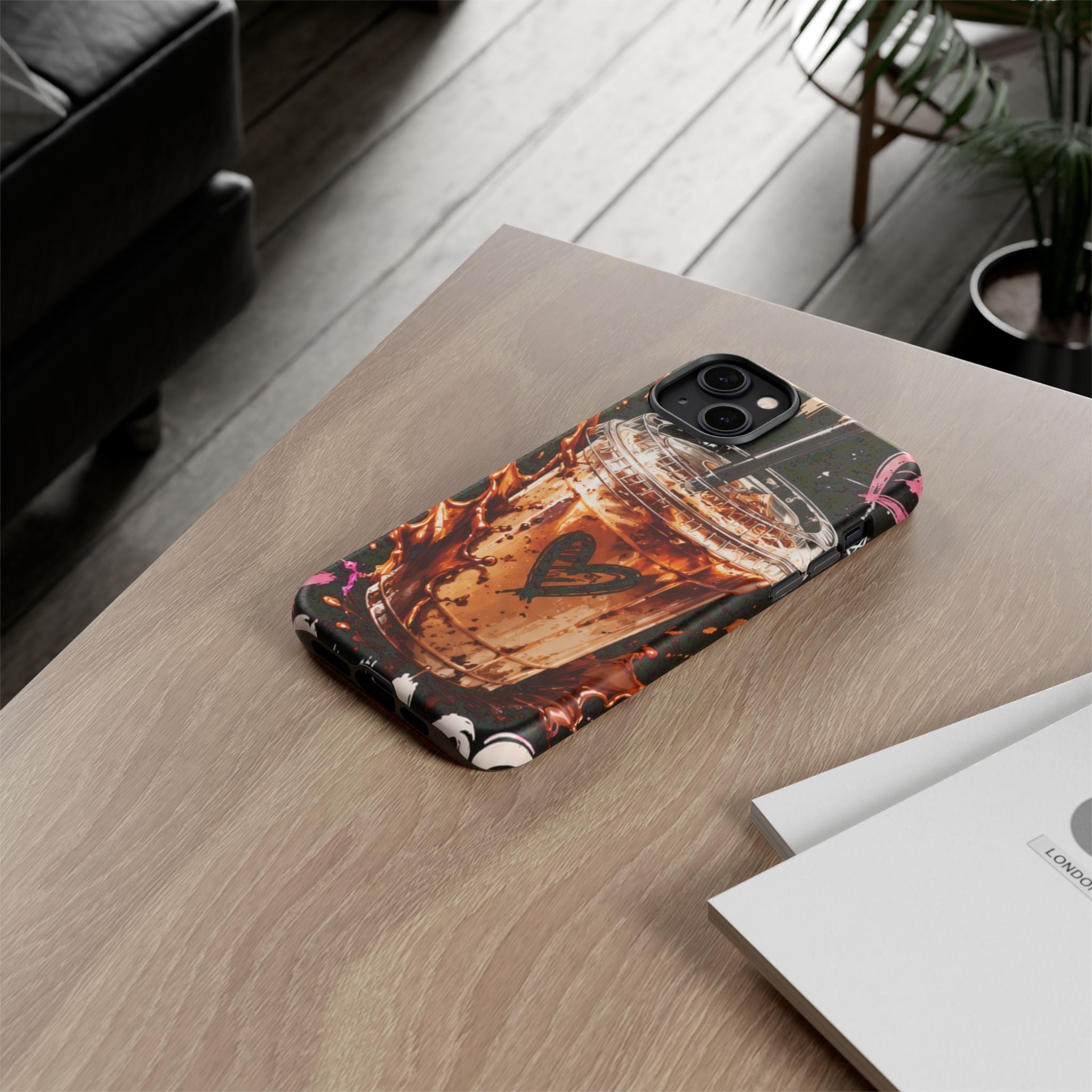 Iced Coffee Phone Case – 'Iced Coffee latte: Stylish Protective Case