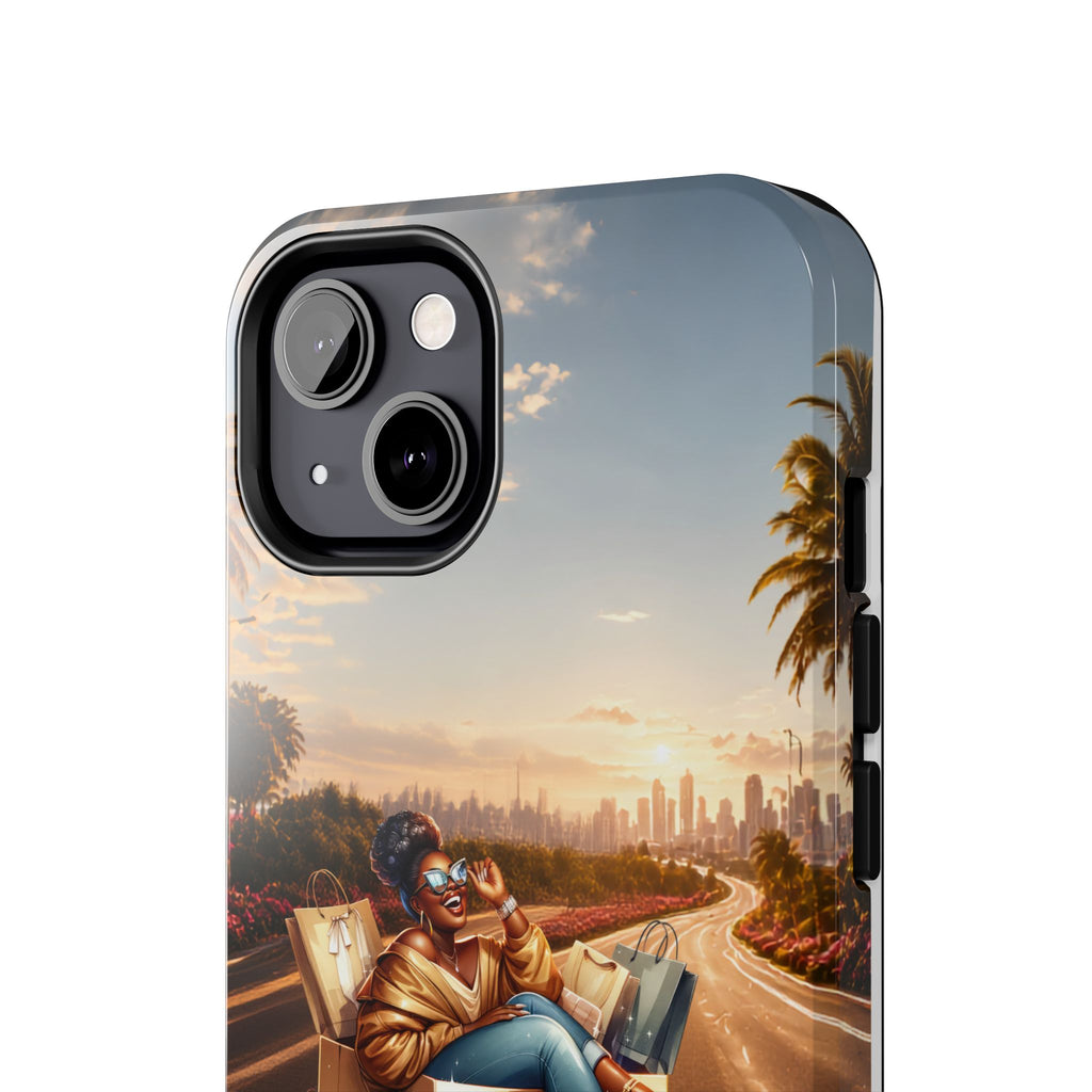 Sunset Roadtrip Tough Phone Case — Relaxed Traveler Design