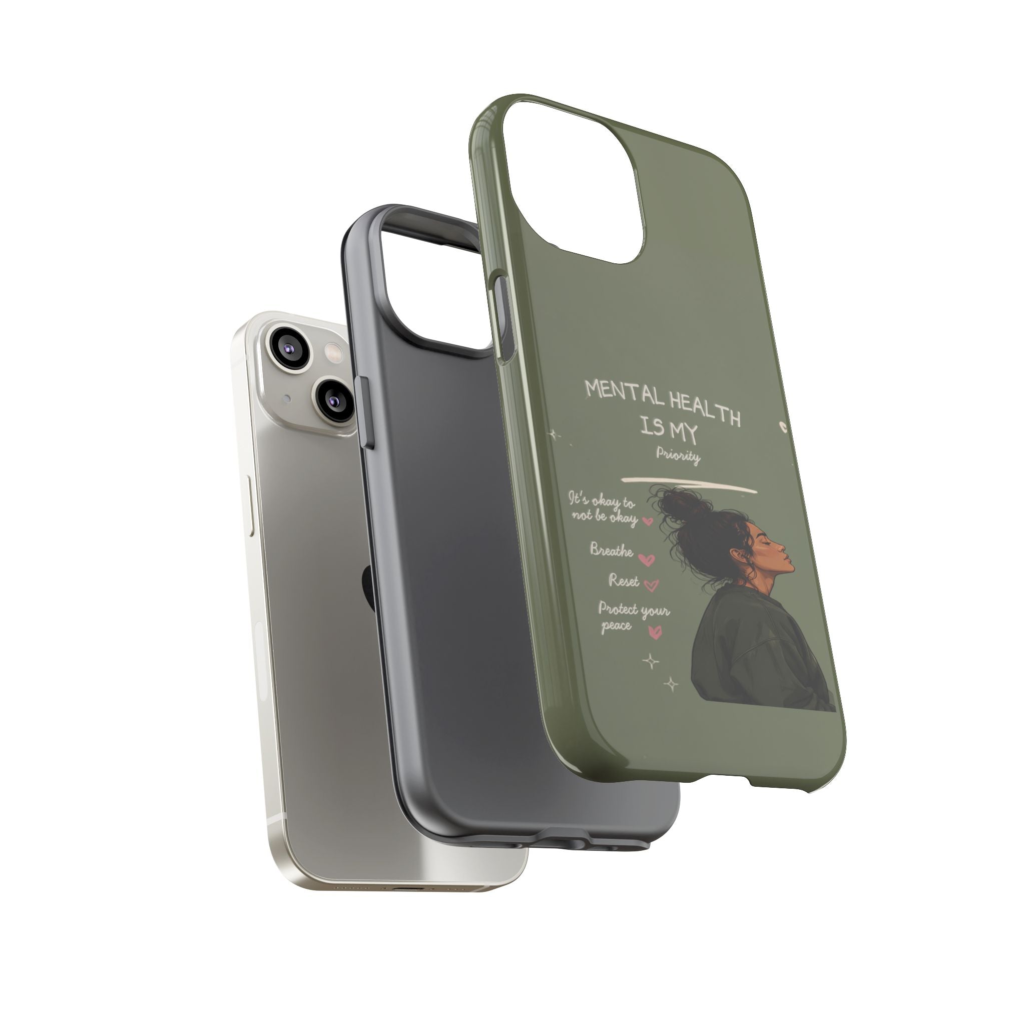 Mental Health Is My Priority Phone Case — Inspirational Protective iPhone Cover
