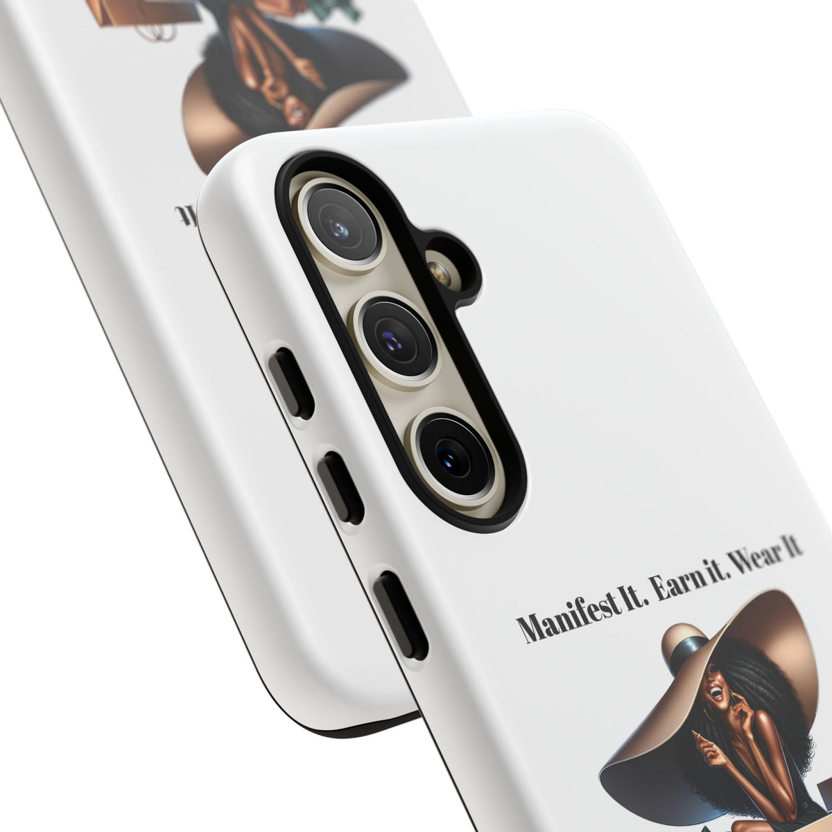 Phone Case - "Manifest It. Earn It. Wear It." Chic Shopper Design