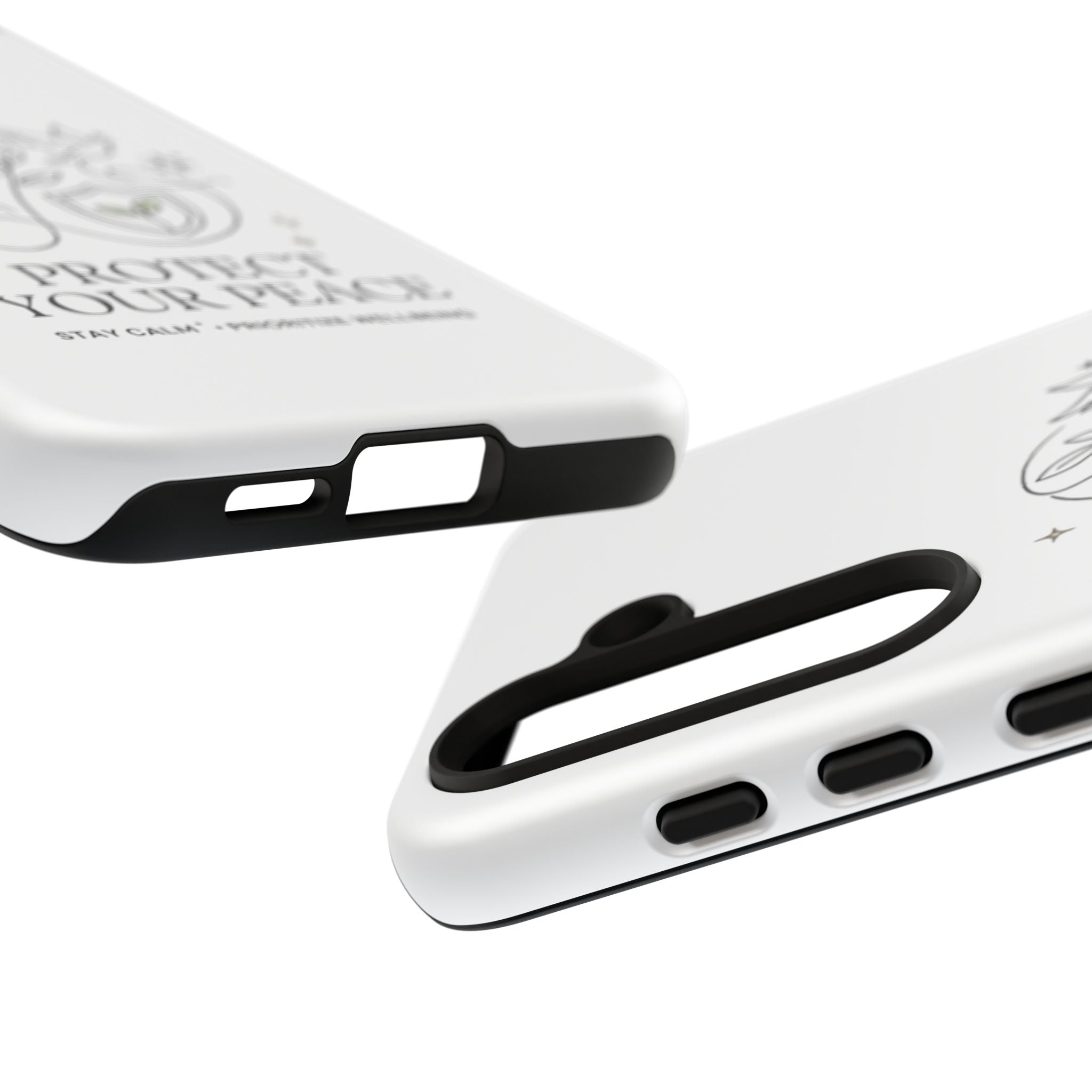 Protect Your Peace Phone Case – Minimalist Wellness iPhone Cover