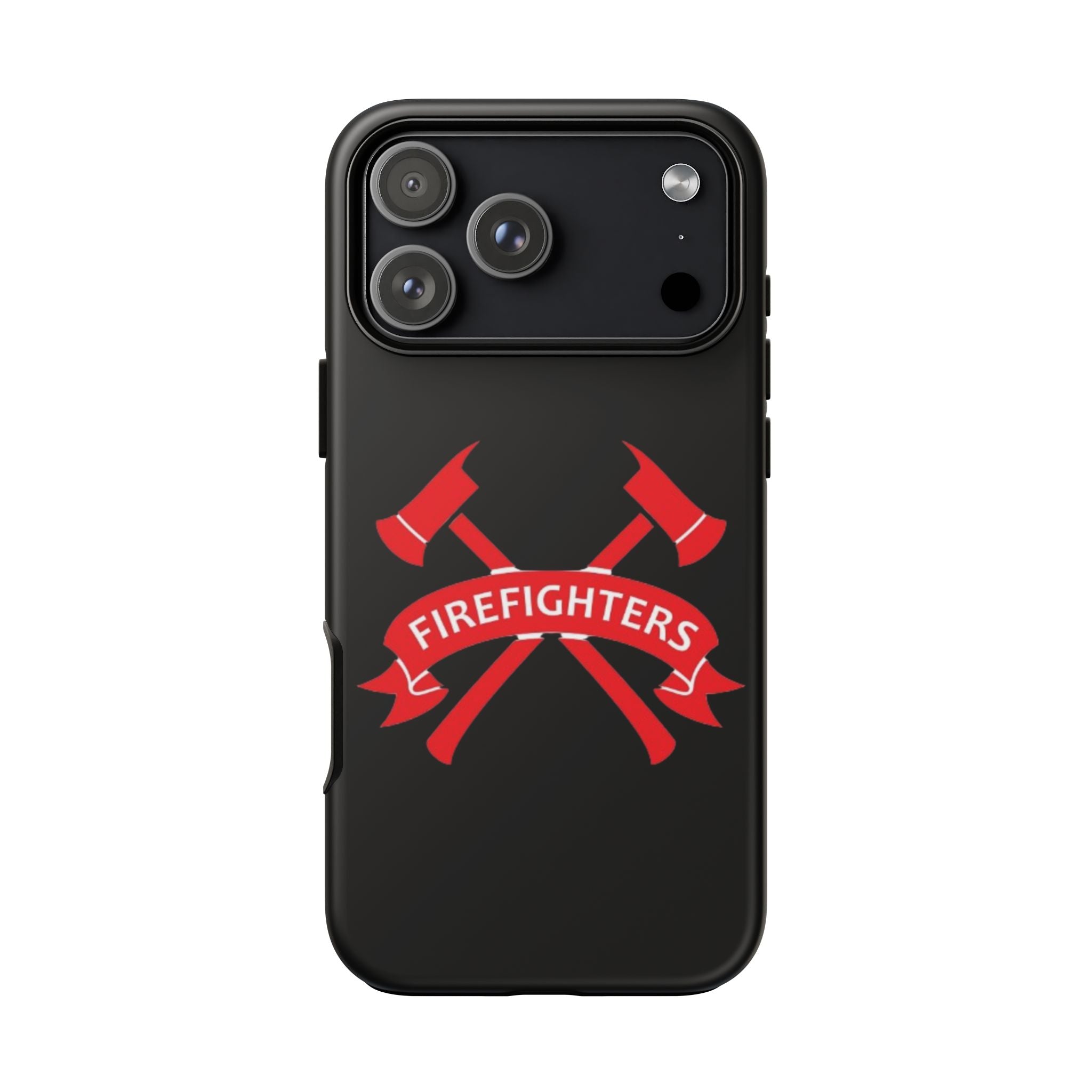 Firefighters Tough Phone Case — Red Crossed Axes Design