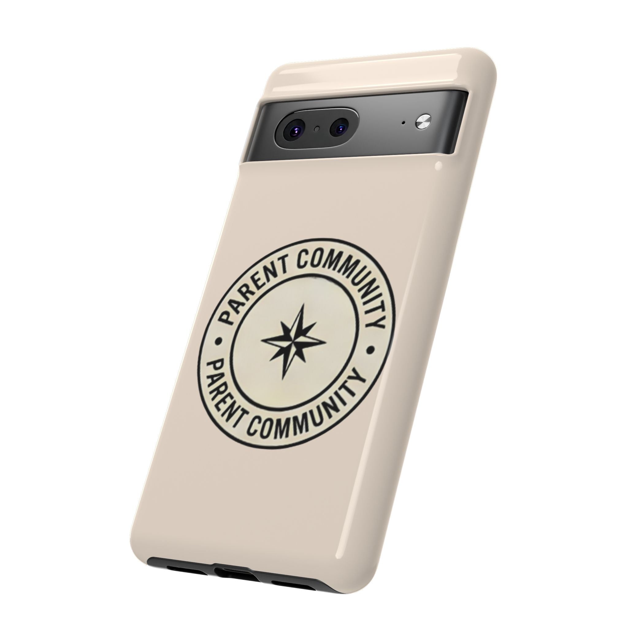 Parent Community Tough Phone Case — Durable Compass Logo Protective Cover