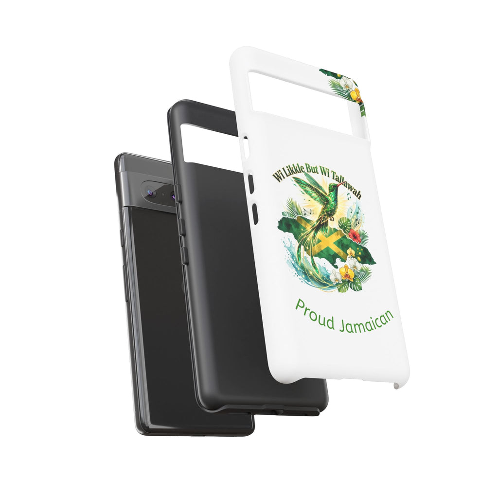 Jamaica Hummingbird Phone Case — “Wi Likkle But Wi Tallawah” Tropical Protective Cover