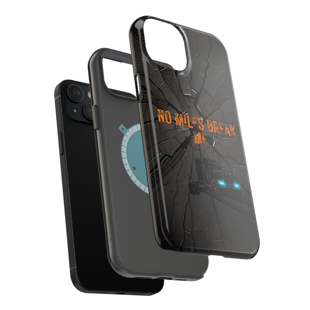 Phone Case — Fiery Semi Truck Magnetic Impact-Resistant Case