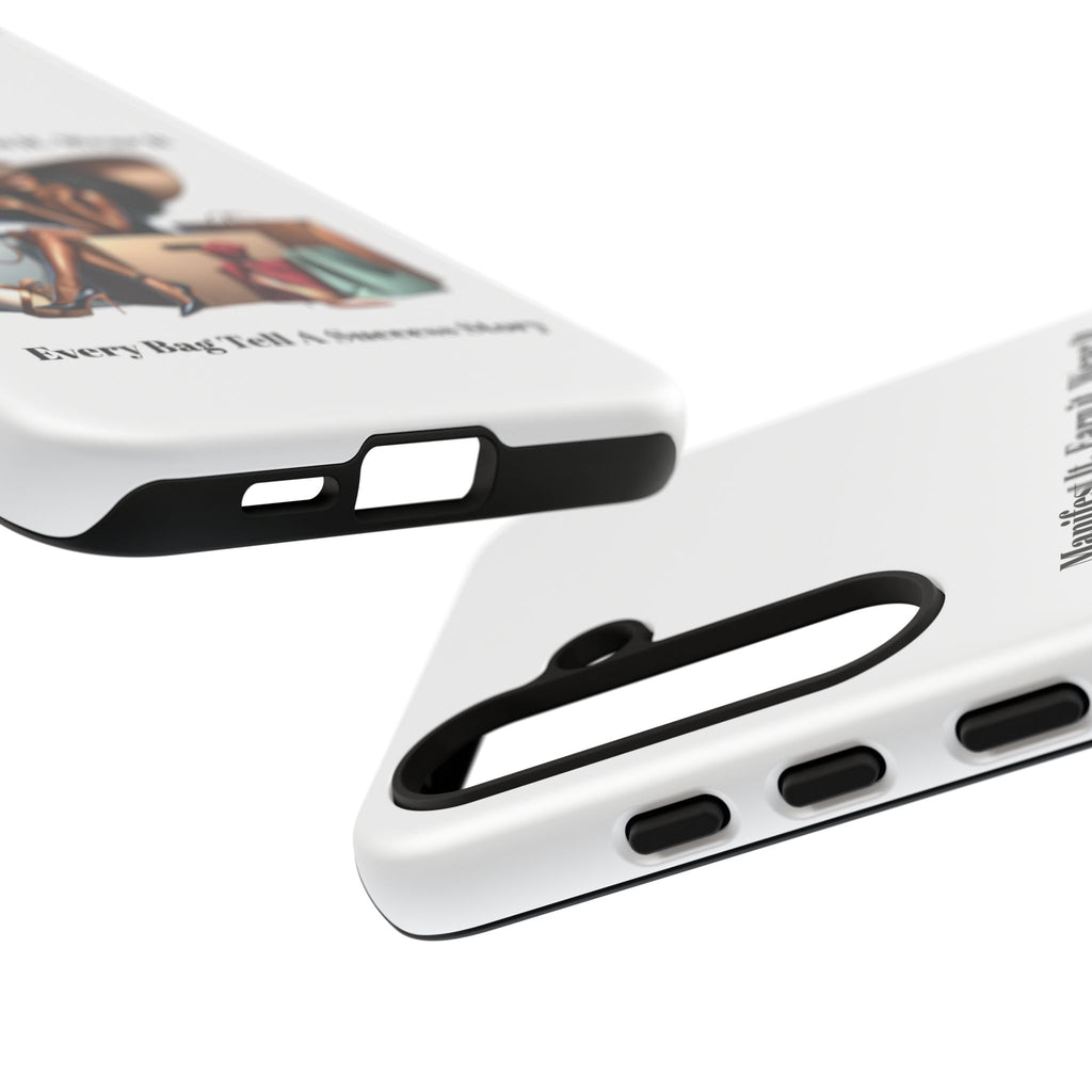 Phone Case - "Manifest It. Earn It. Wear It." Chic Shopper Design