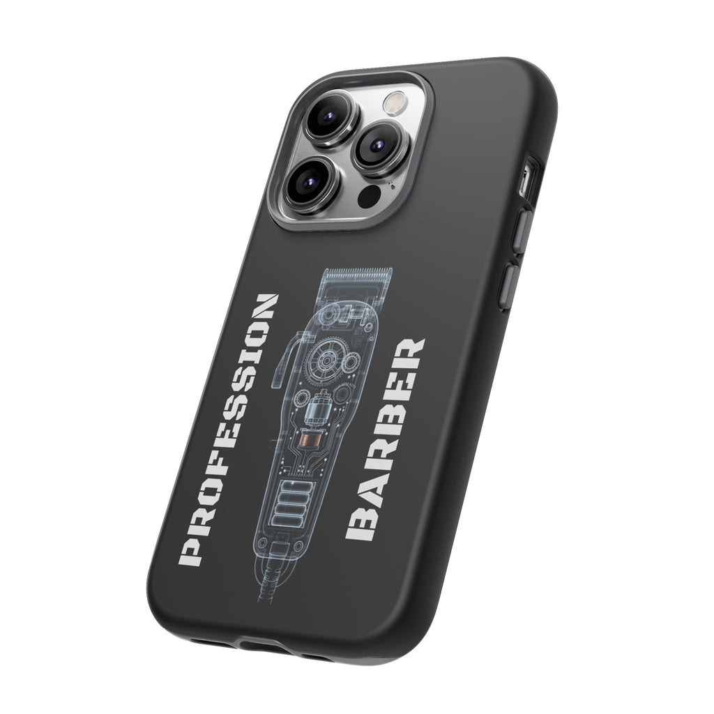 Barber Clip Cord X‑Ray Tough Phone Case – Professional Barber Gift