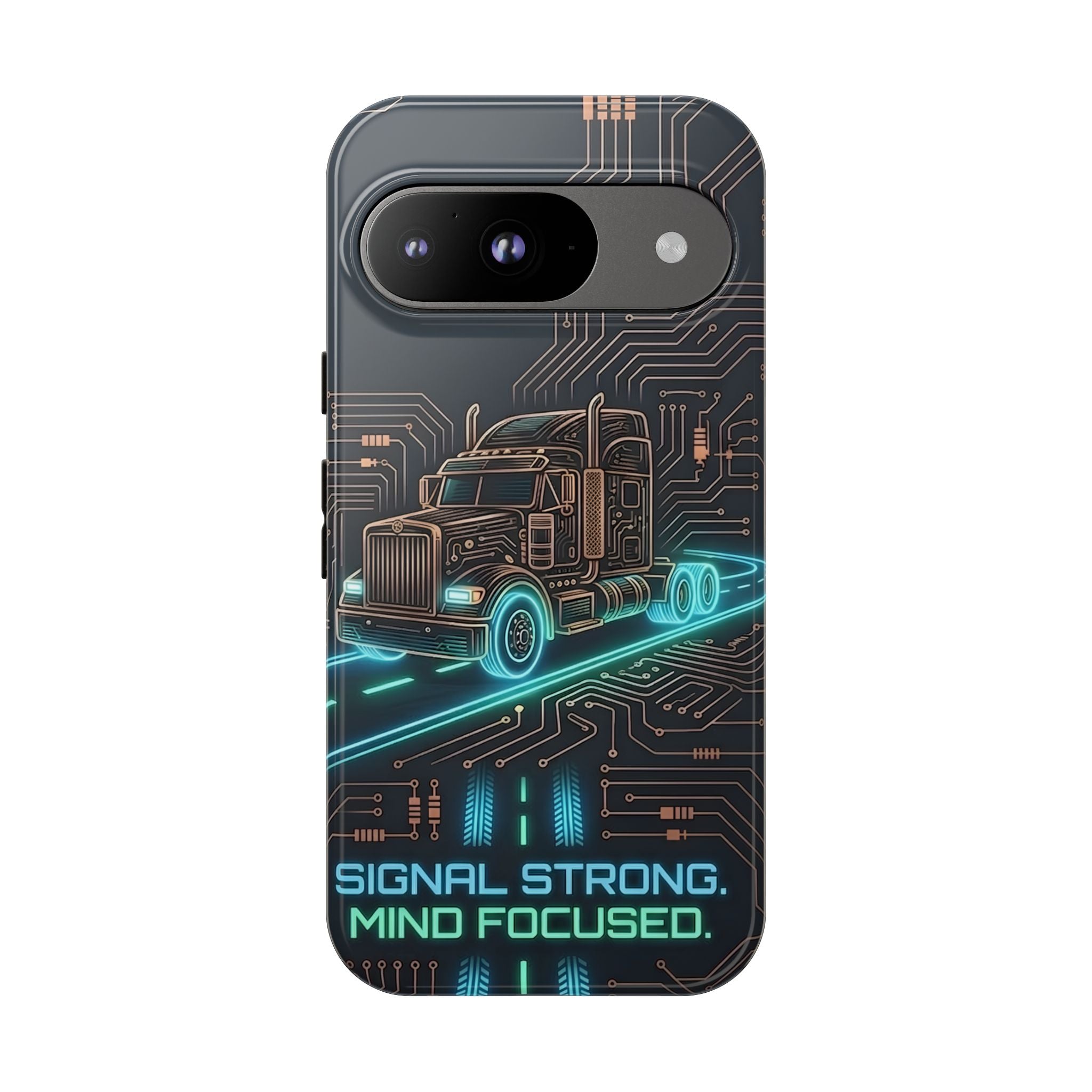 Truck Driver Gamer Phone Case — “Real Life. No Pause Button.”