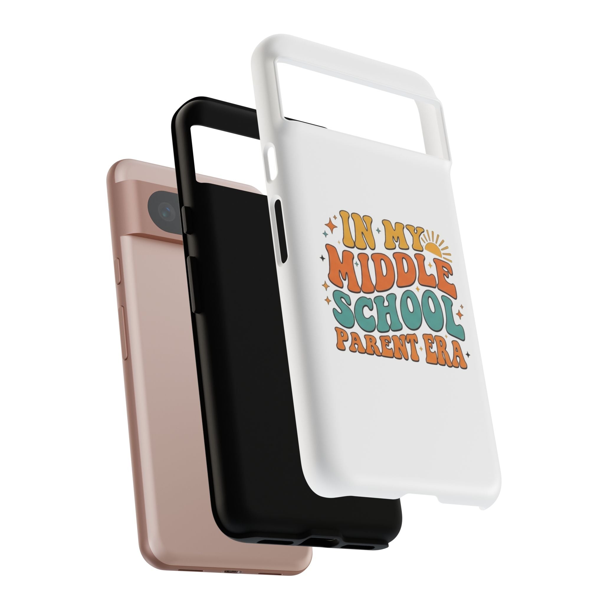 Middle School Parent Phone Case — "In My Middle School Parent Era" Retro Design