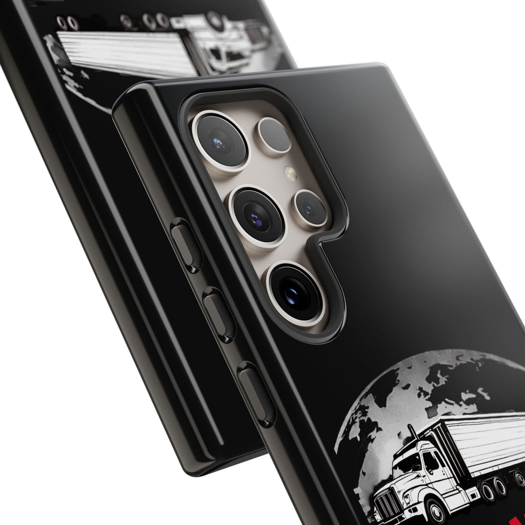 Truck Driver Phone Case - "My Daddy Keeps The World Rolling" Protective Cover