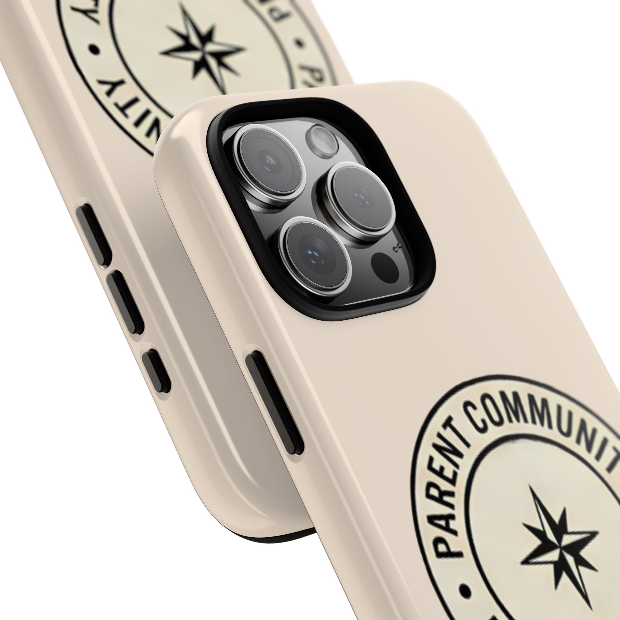 Parent Community Tough Phone Case — Durable Compass Logo Protective Cover