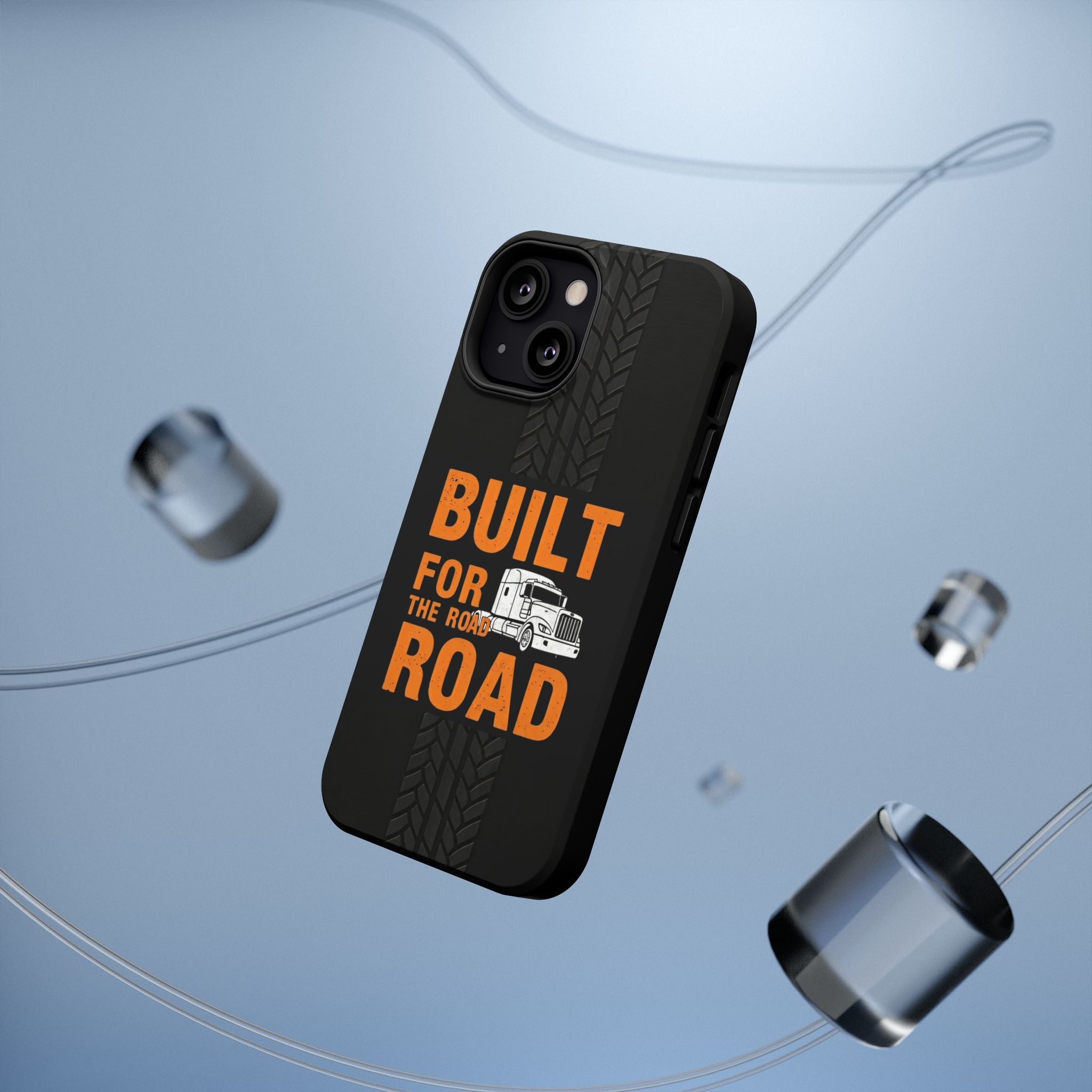 Phone Case — "Built for the Road" Truck Tire-Track Impact-Resistant Case
