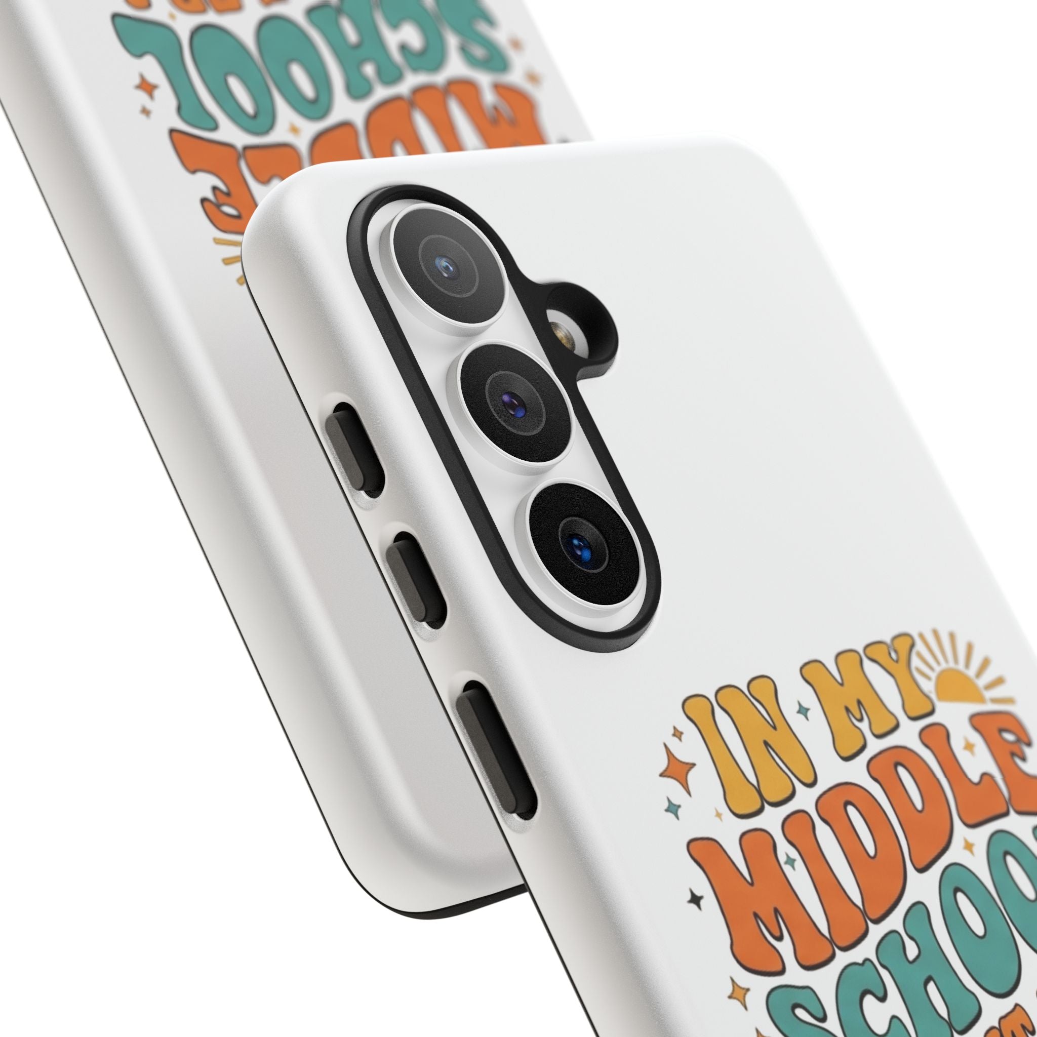 Middle School Parent Phone Case — "In My Middle School Parent Era" Retro Design