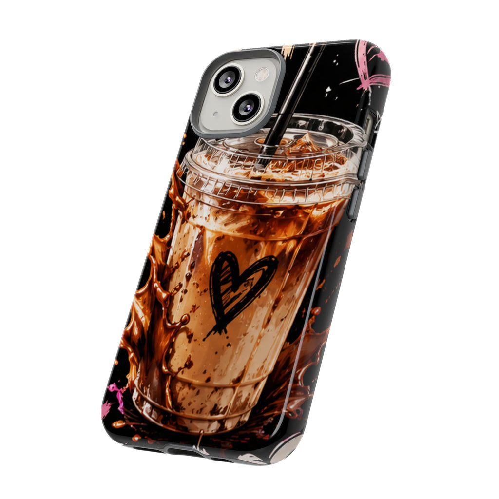 Iced Coffee Phone Case – 'Iced Coffee latte: Stylish Protective Case