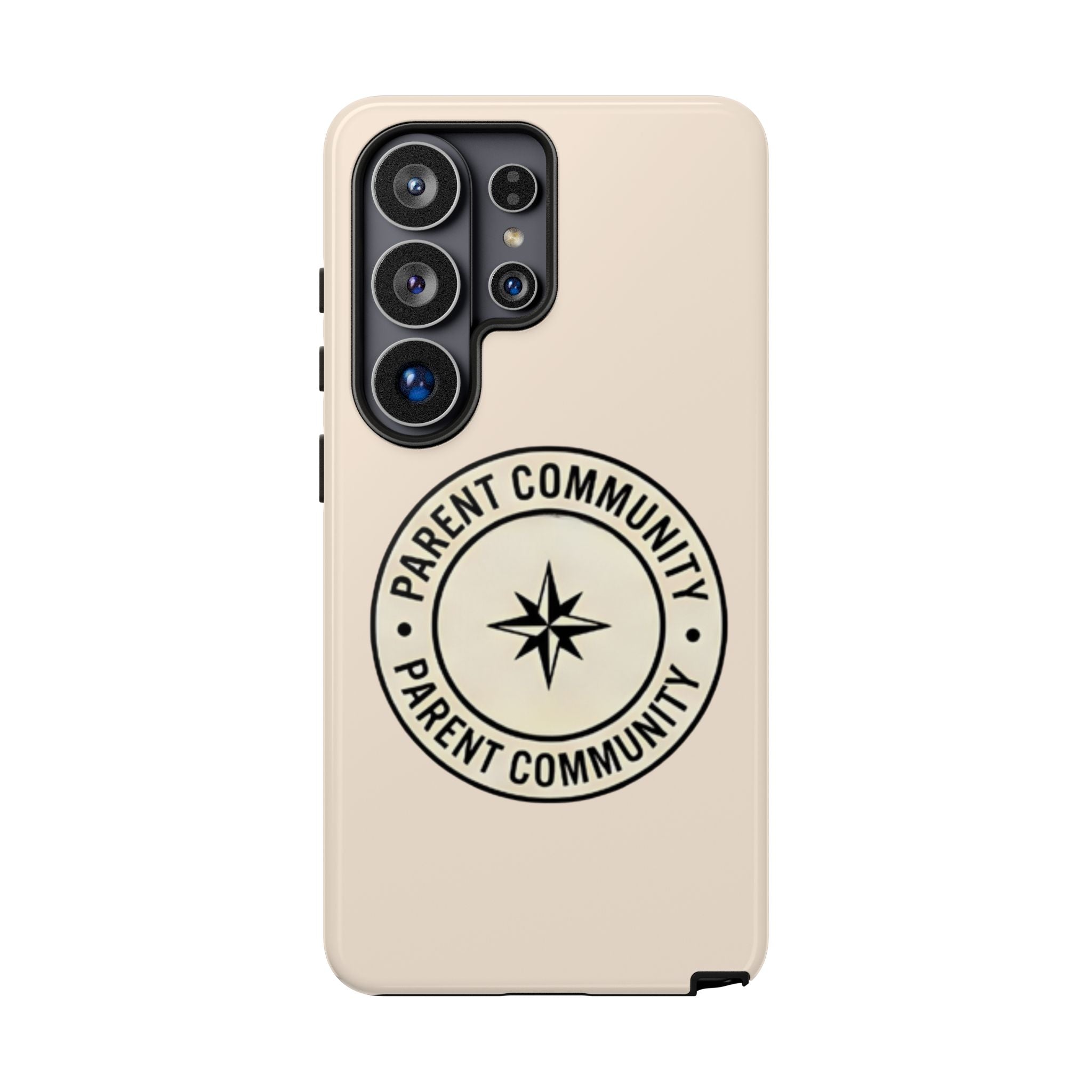 Parent Community Tough Phone Case — Durable Compass Logo Protective Cover