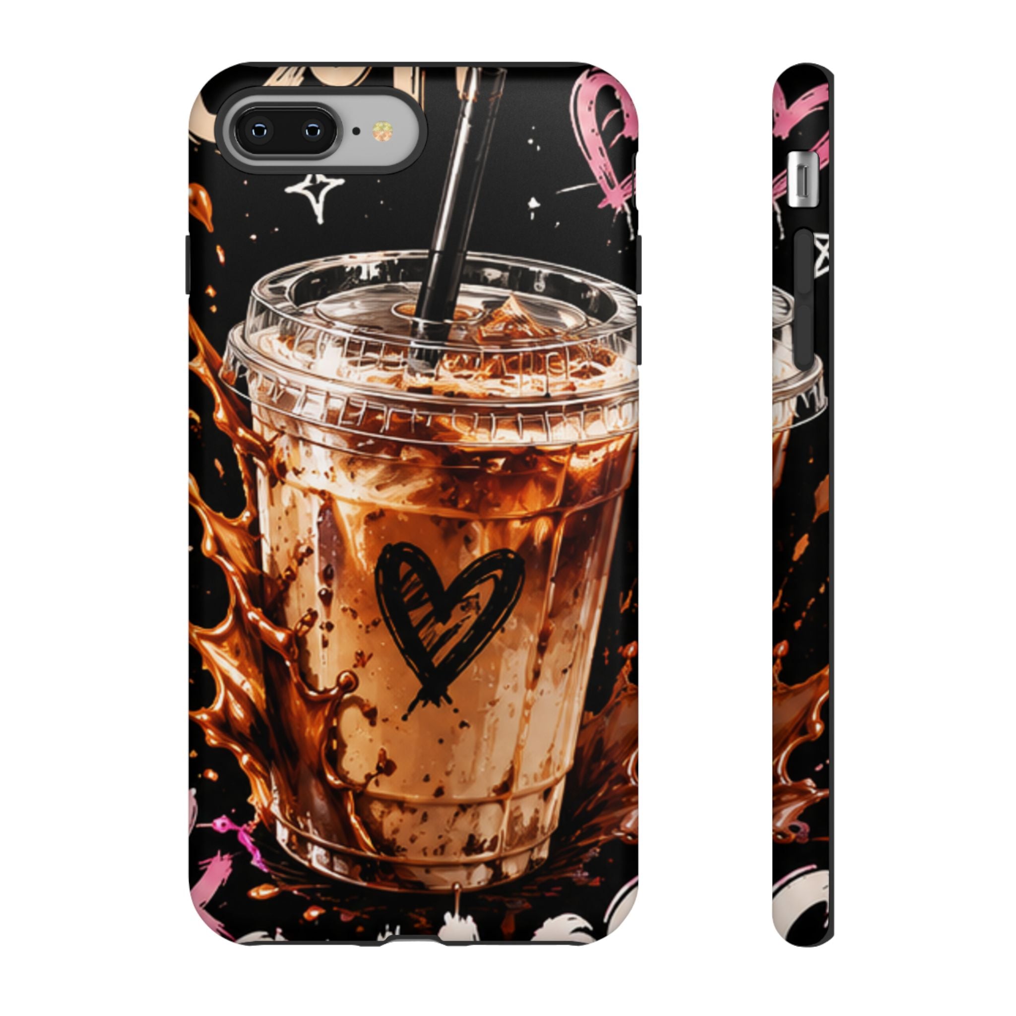 Iced Coffee Phone Case – 'Iced Coffee latte: Stylish Protective Case