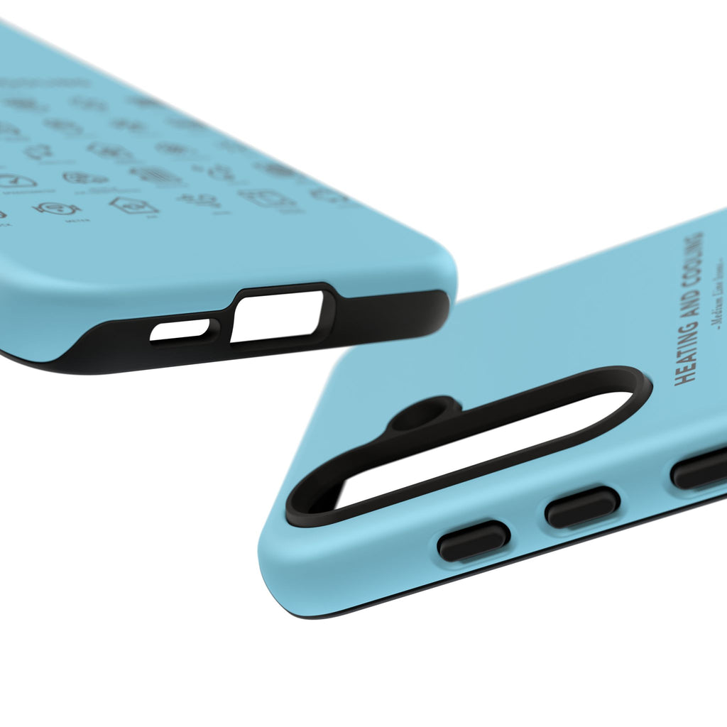 Heating and Cooling Icons Phone Case – HVAC Technician Protective Phone Cover