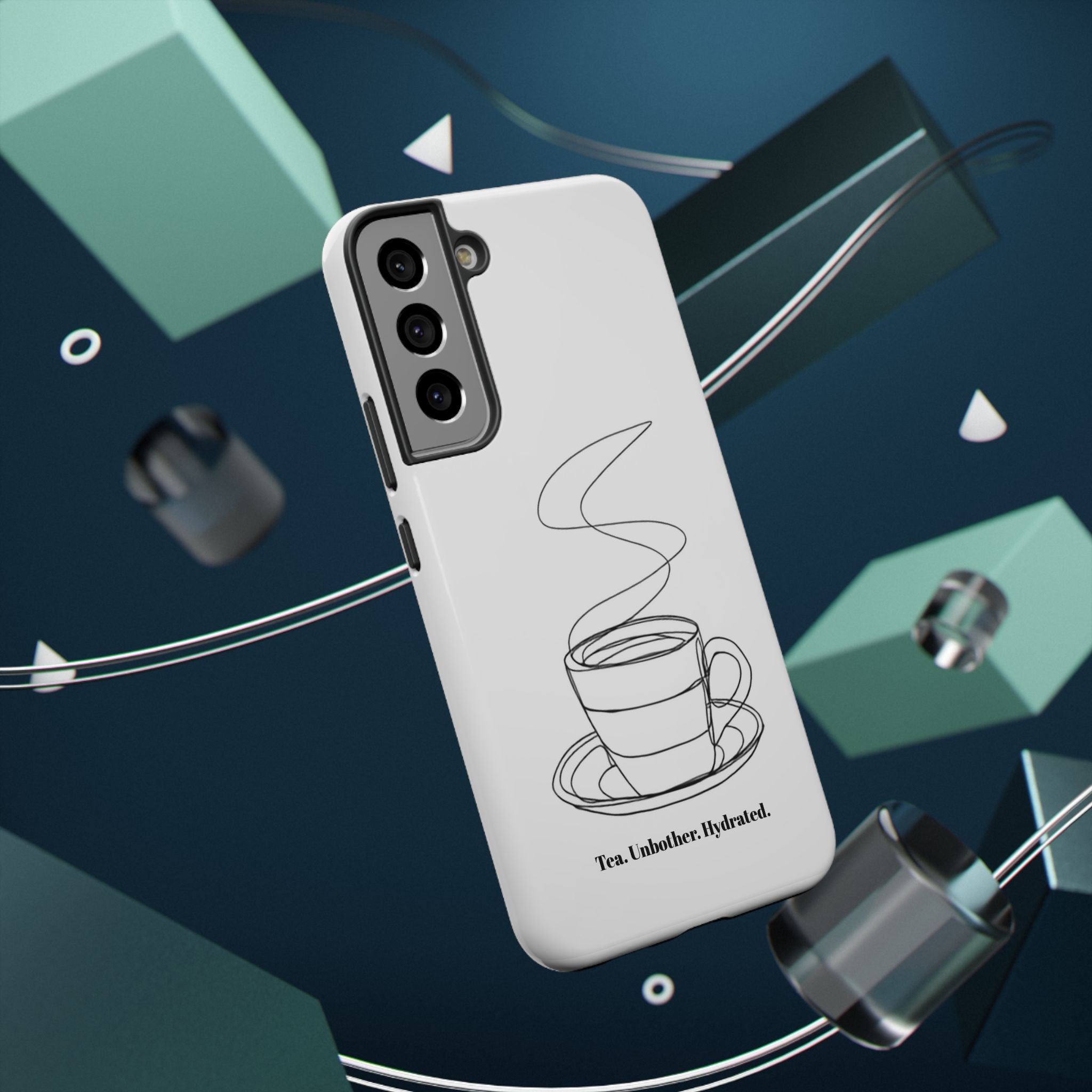 Tea Unbothered Hydrated Phone Case — Impact-Resistant