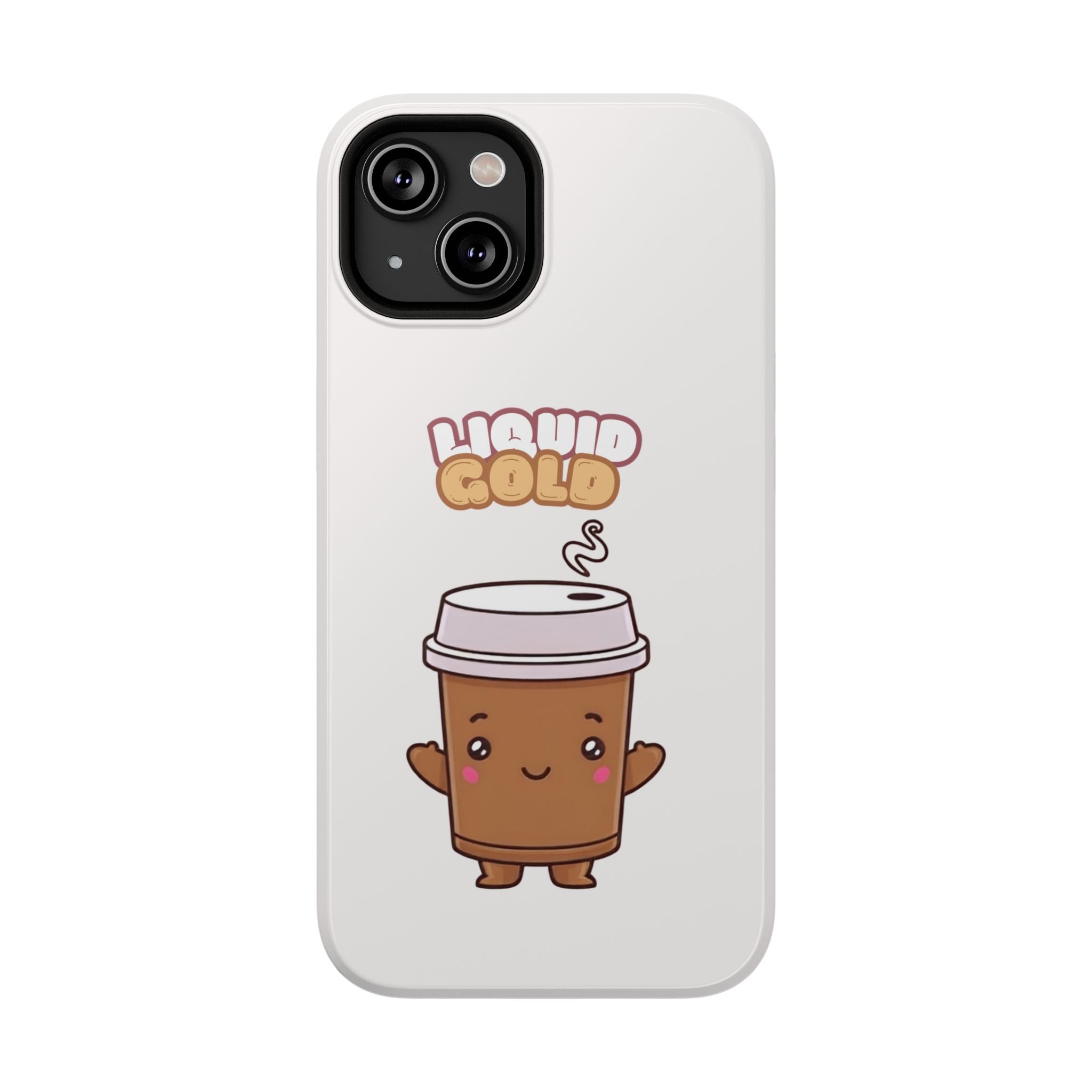 Coffee Cup Phone Case – “Liquid Gold” Cute Kawaii Espresso Impact-Resistant Case