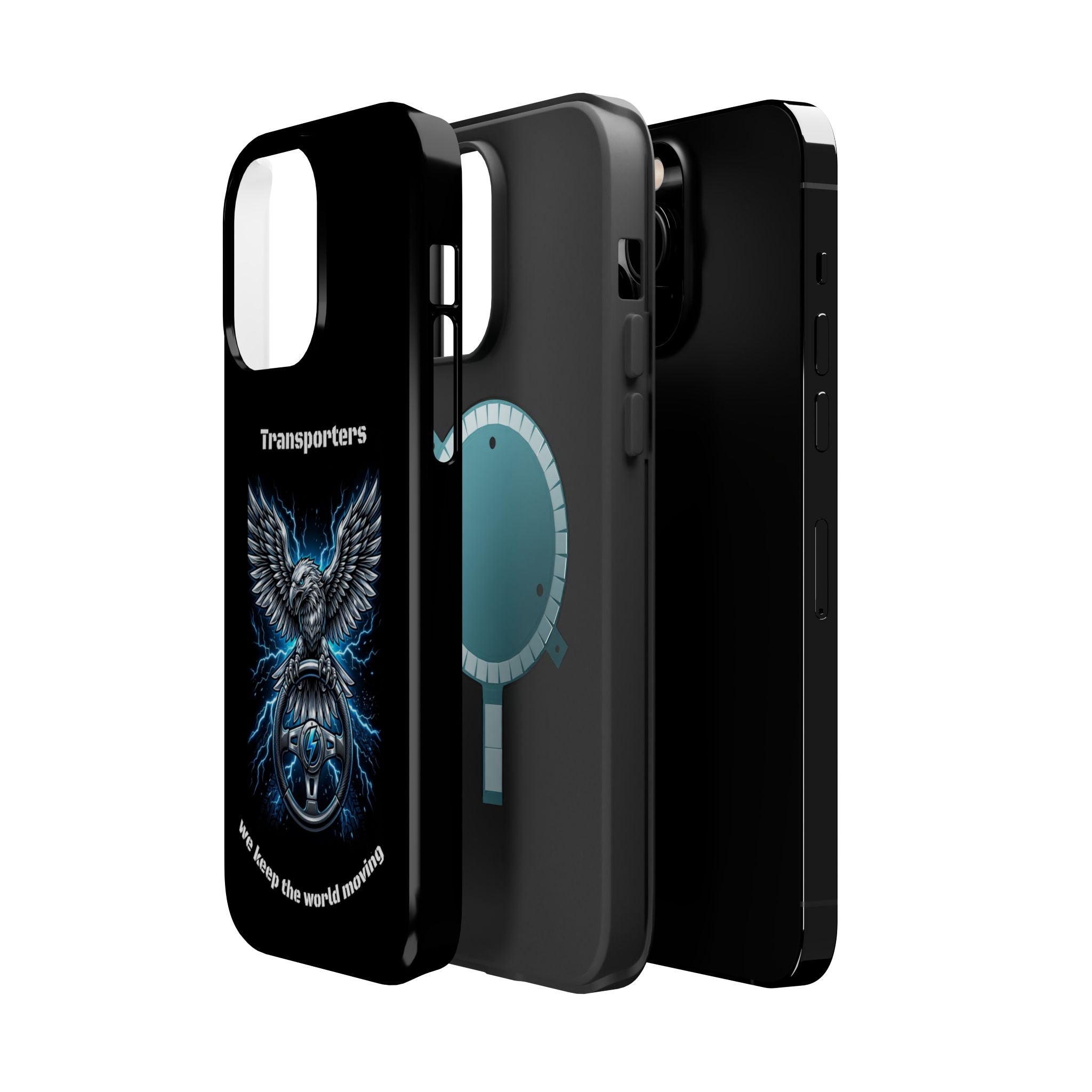 Electric Raven Magnetic Phone Case — Impact‑Resistant Protective Cover