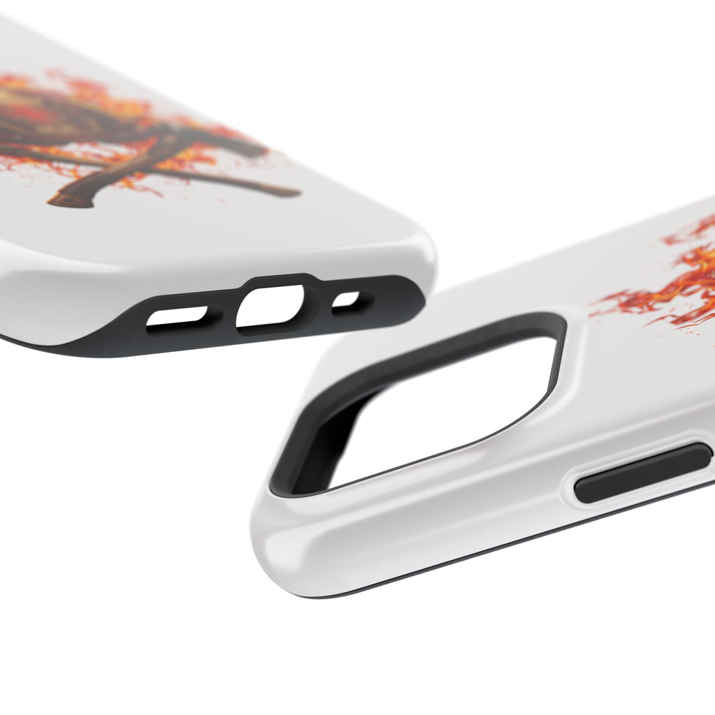 Firefighter Helmet Flames Phone Case — Station 117 Magnetic Impact-Resistant Case