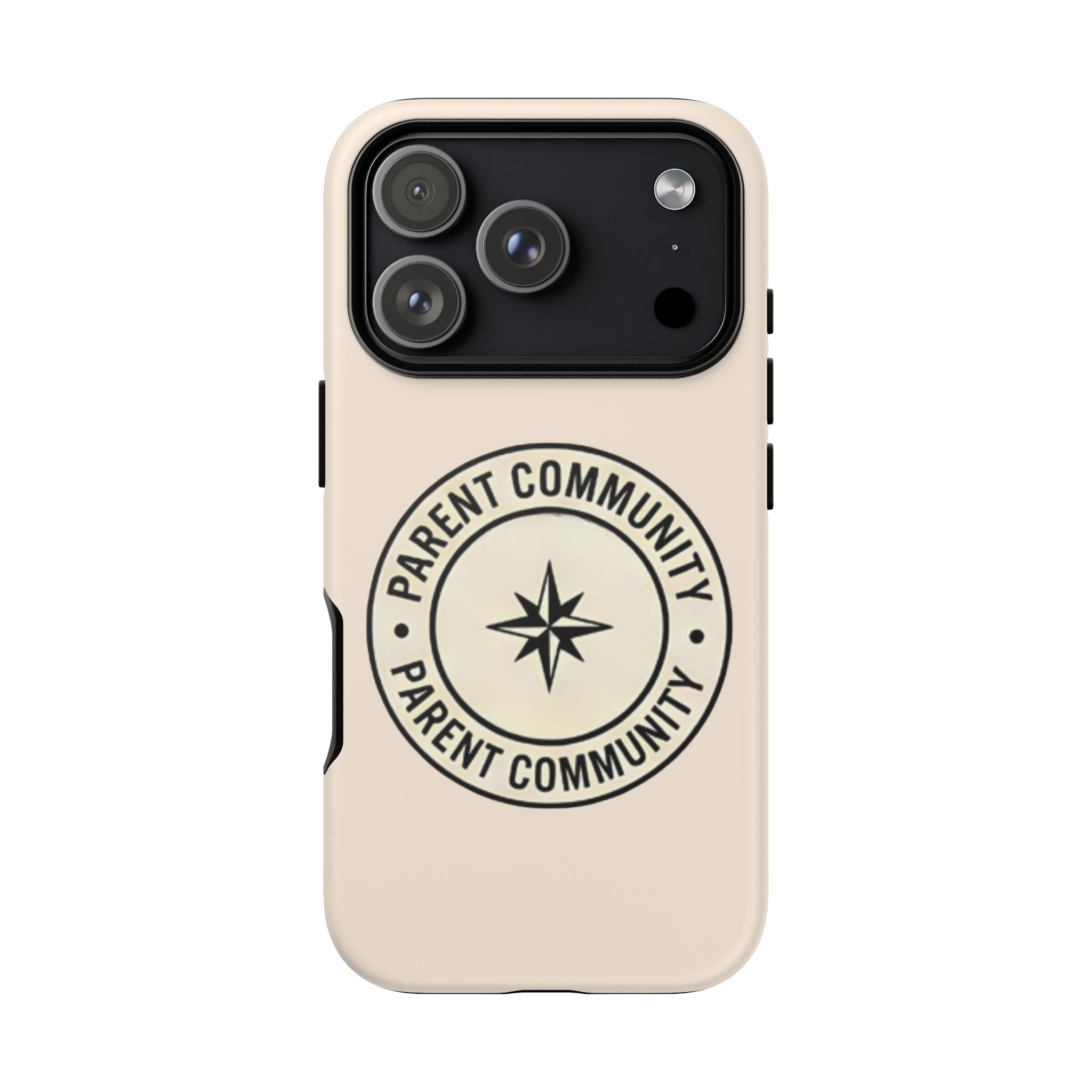 Parent Community Tough Phone Case — Durable Compass Logo Protective Cover