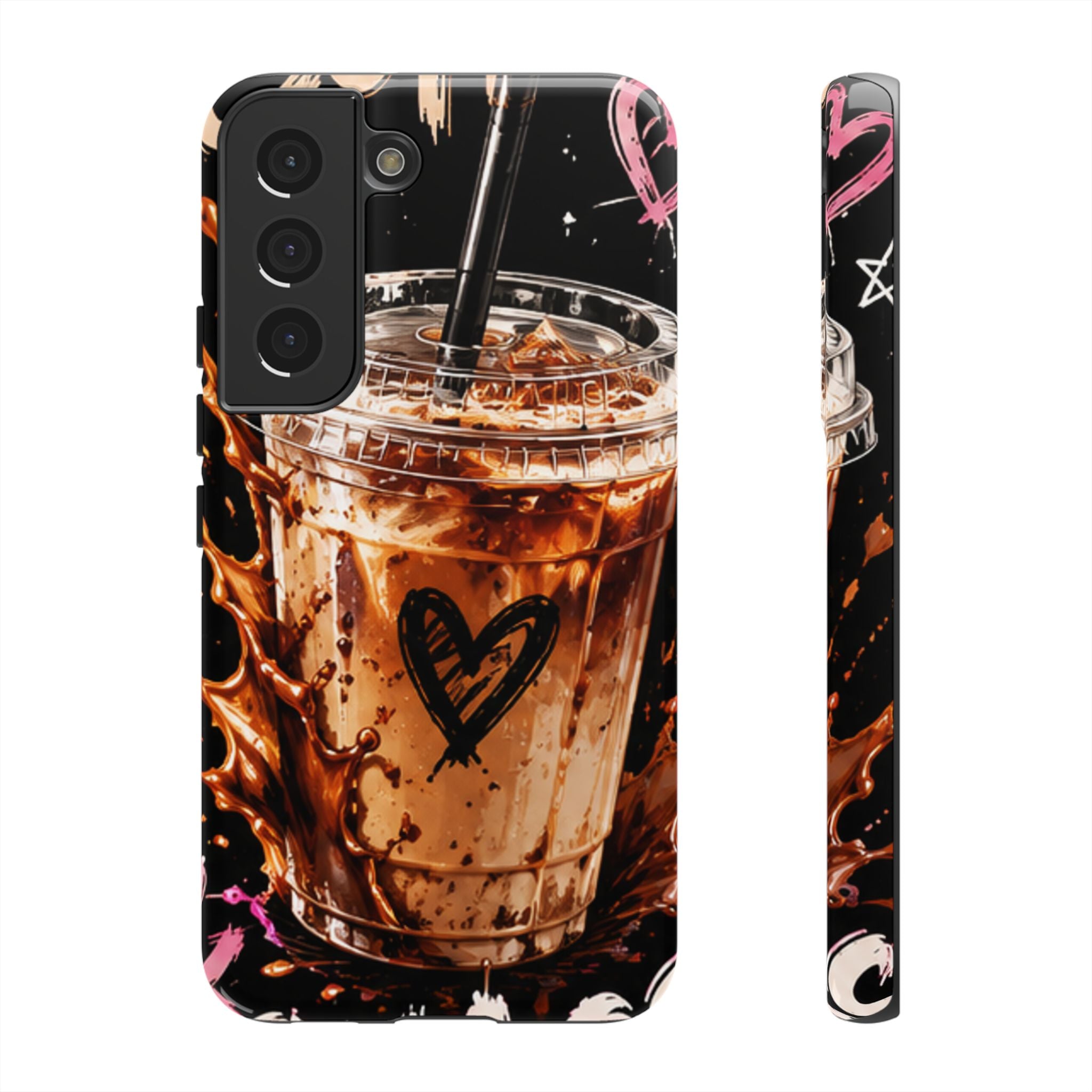 Iced Coffee Phone Case – 'Iced Coffee latte: Stylish Protective Case