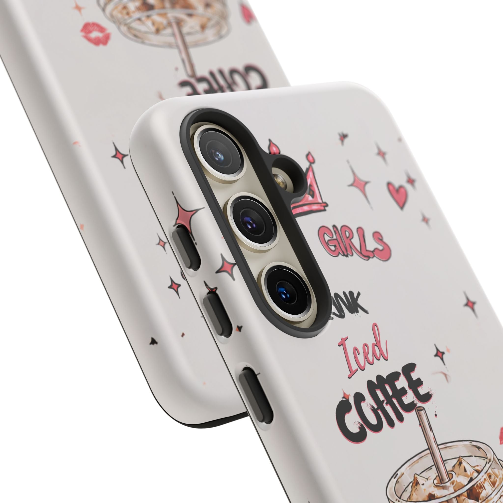 Iced Coffee Phone Case — "Hot Girls Drink Iced Coffee" Cute Girly Protective Case